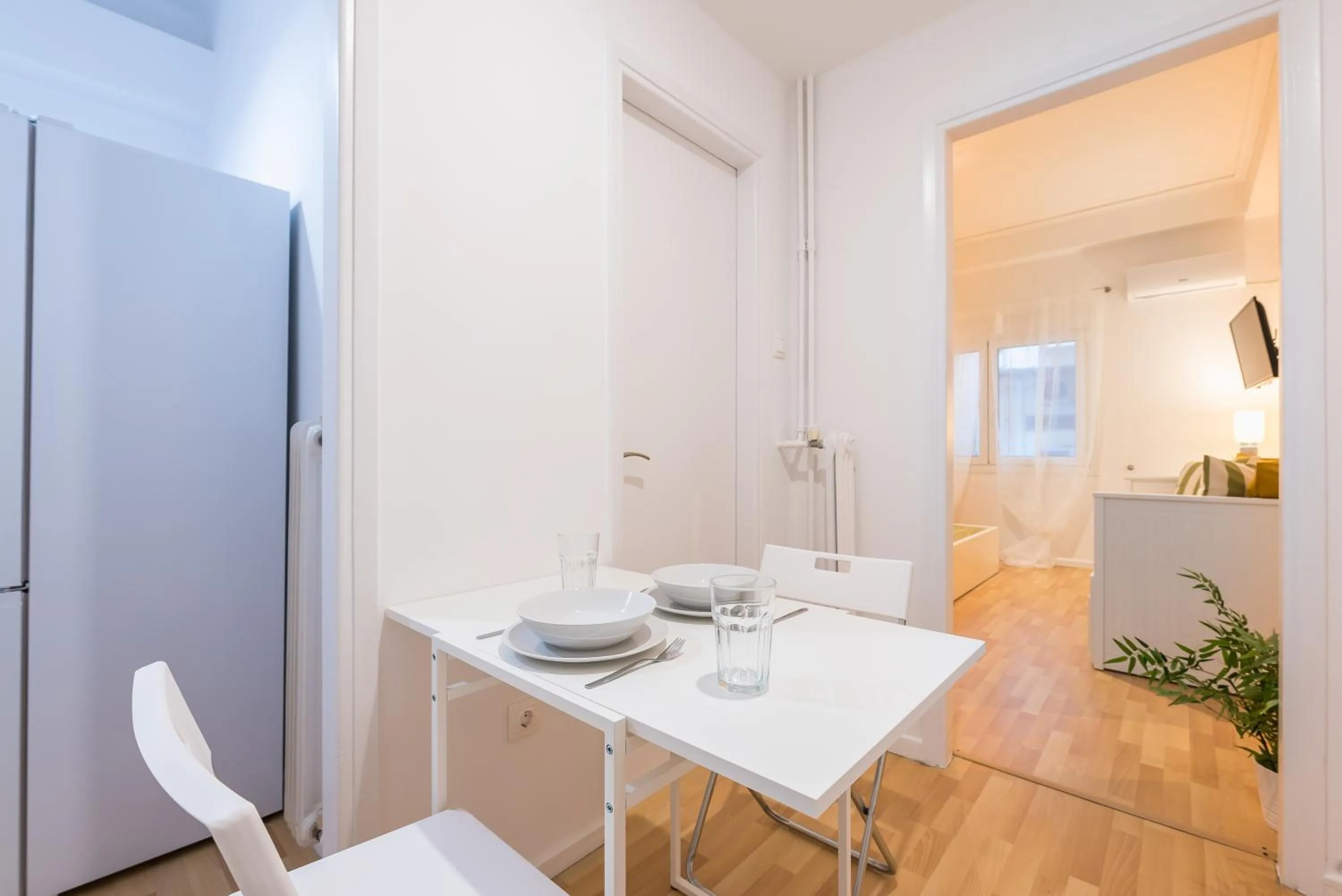 Dining area in Apartment at Megaro Mousikis st semi basement 1bed 2 pers by MPS