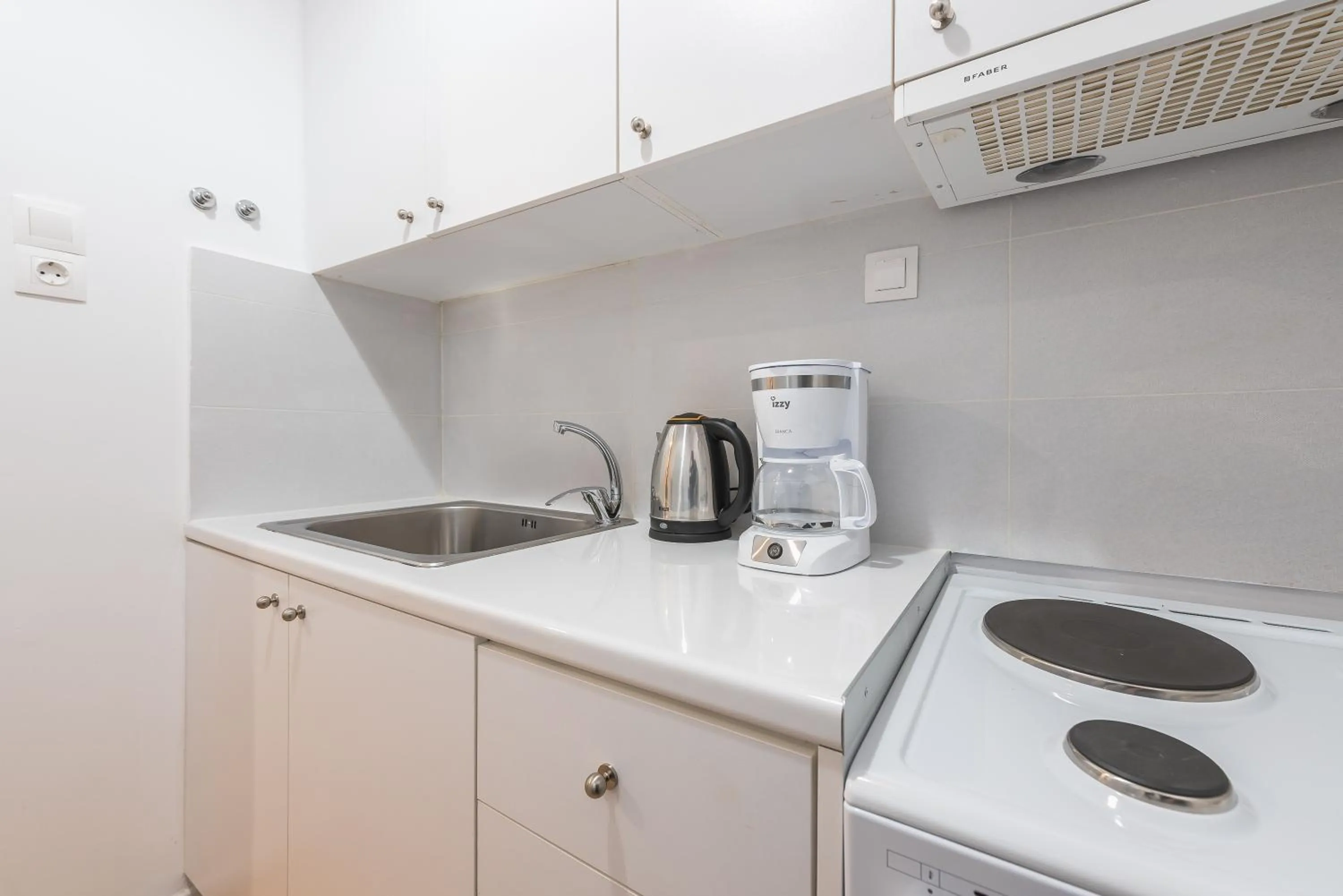 Kitchen or kitchenette in Apartment at Megaro Mousikis st semi basement 1bed 2 pers by MPS