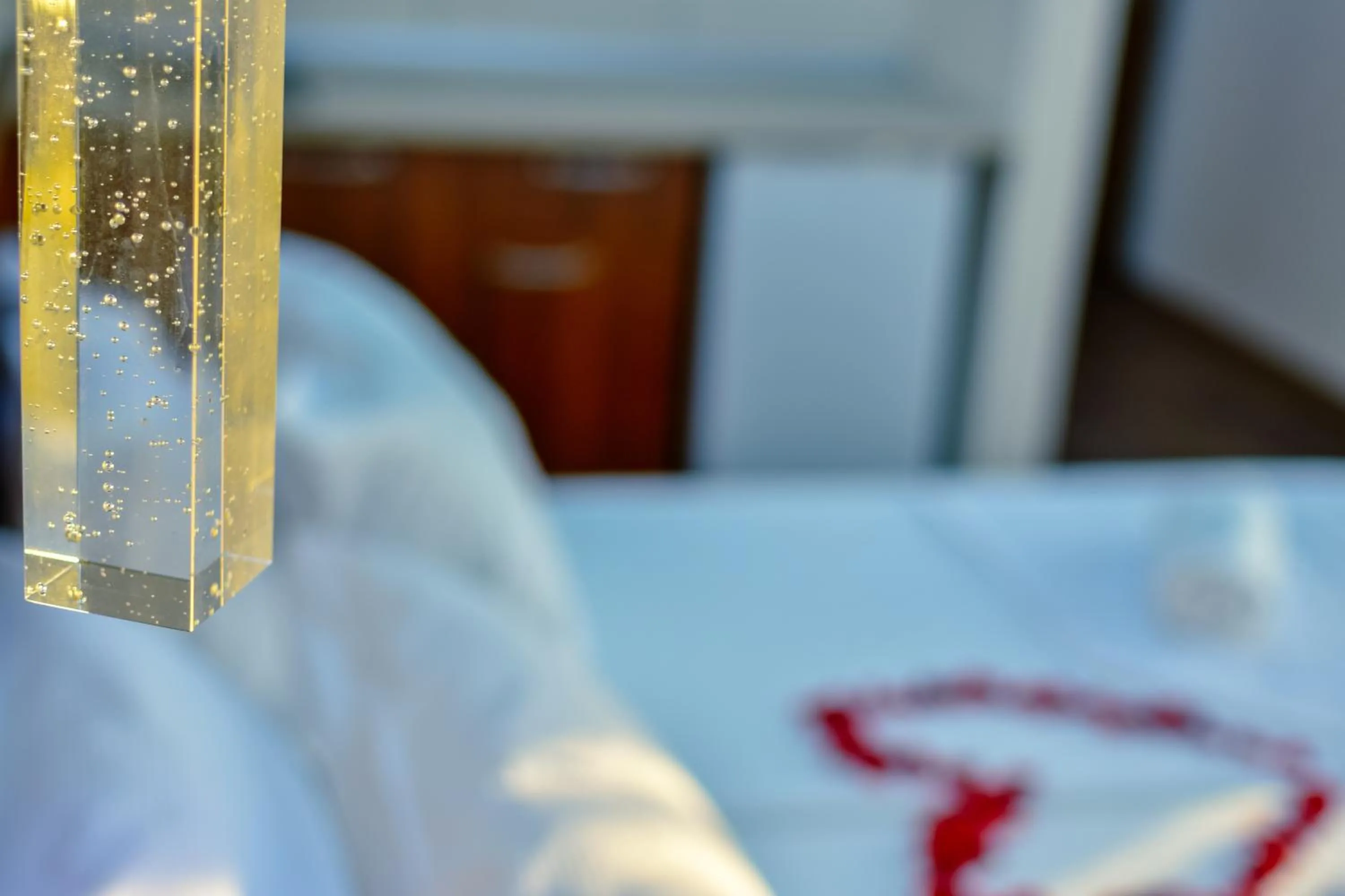 Decorative detail, Bed in Hotel Story