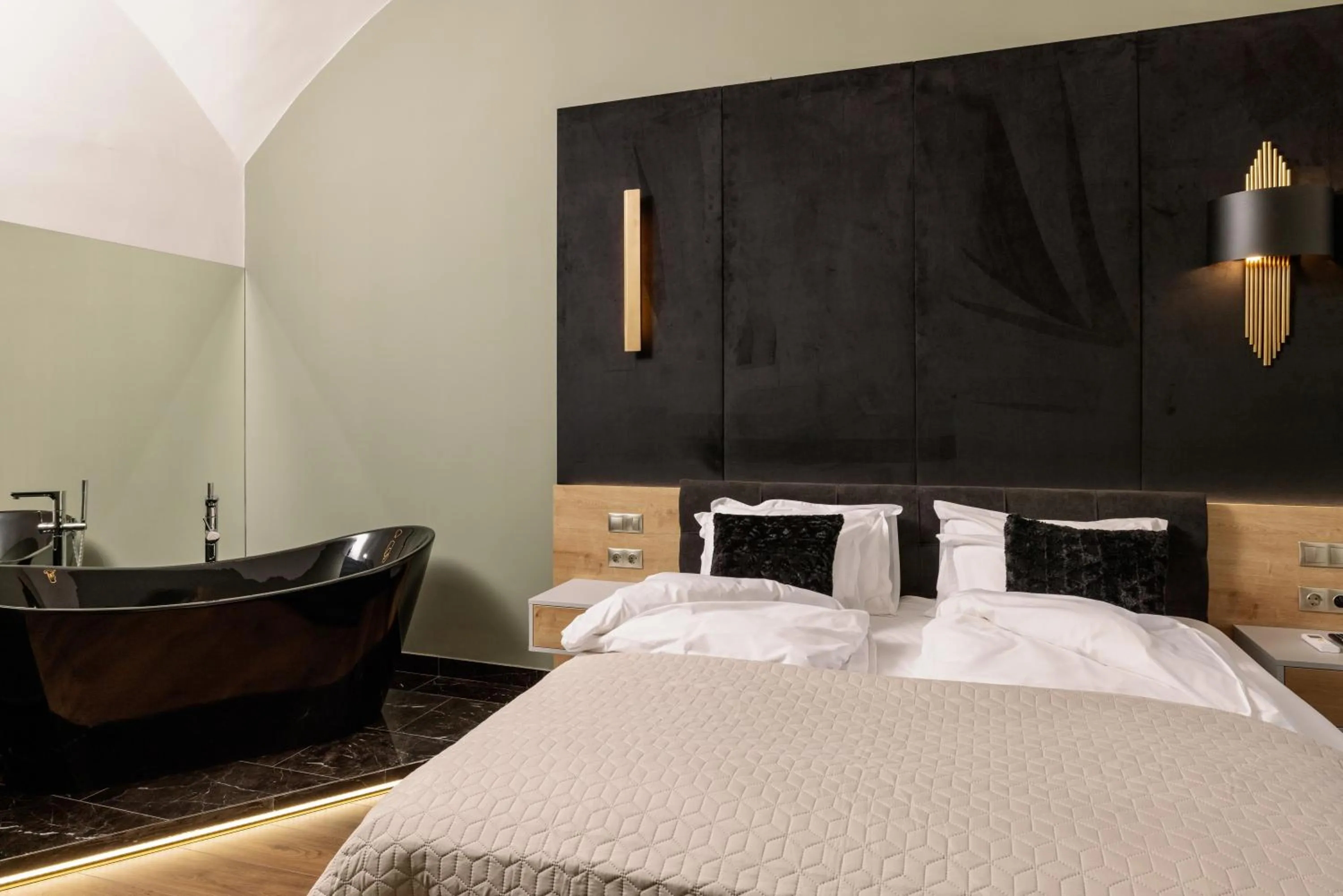 Bedroom, Bed in Haller Boutique