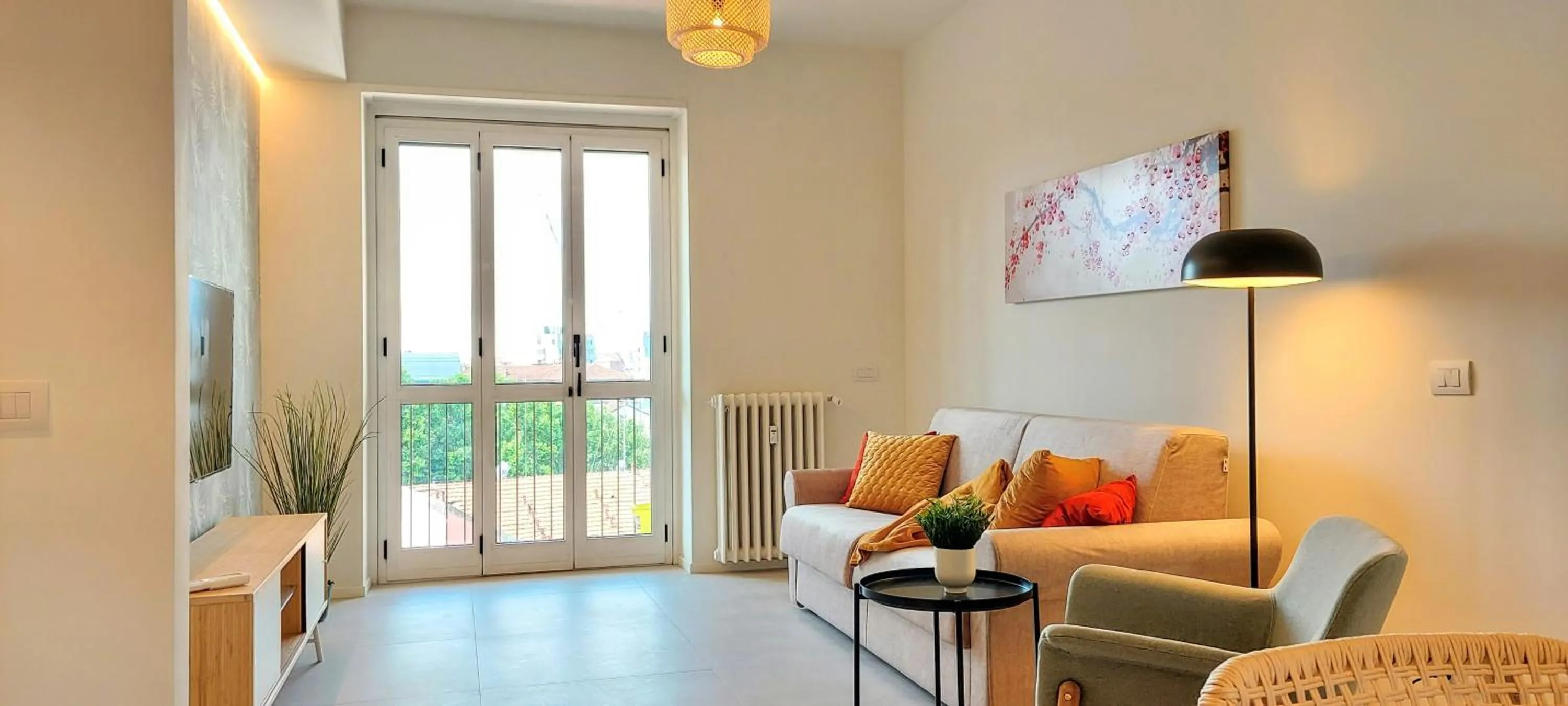 Living room in Suite Rent Milan 3
