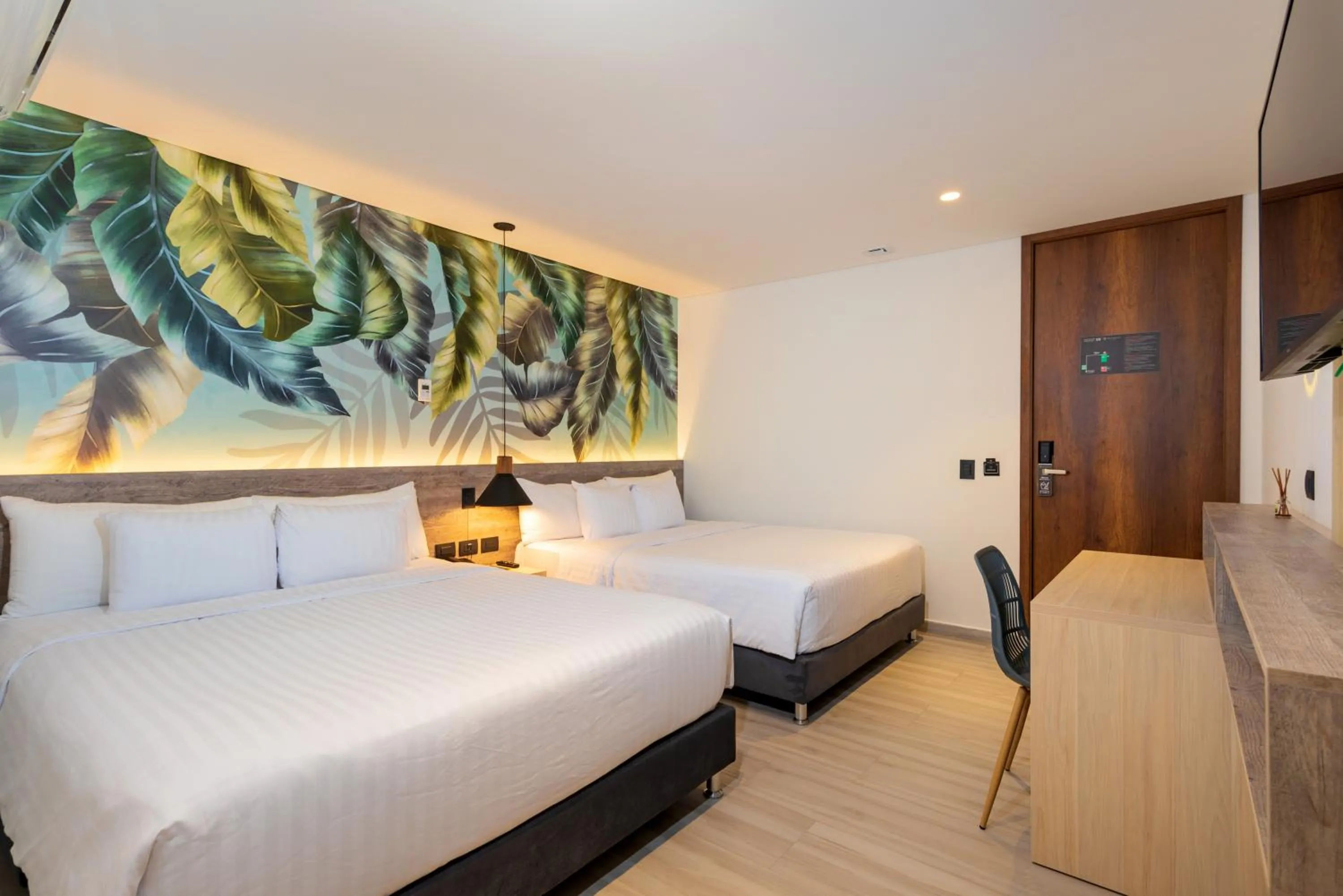 Bed in Sea Avenue Hotel