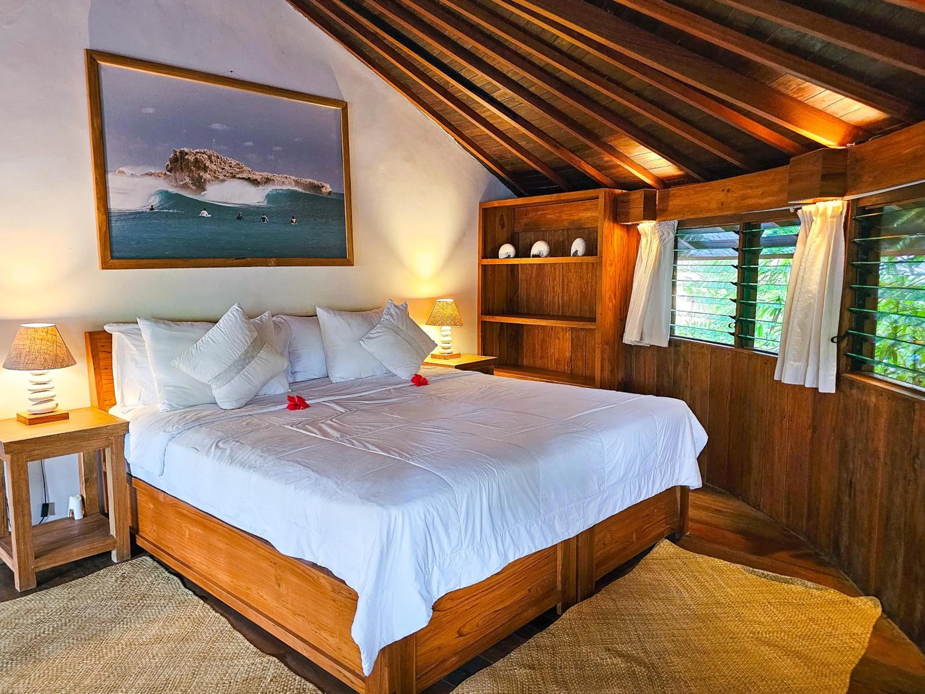 Bed in Keong Villas