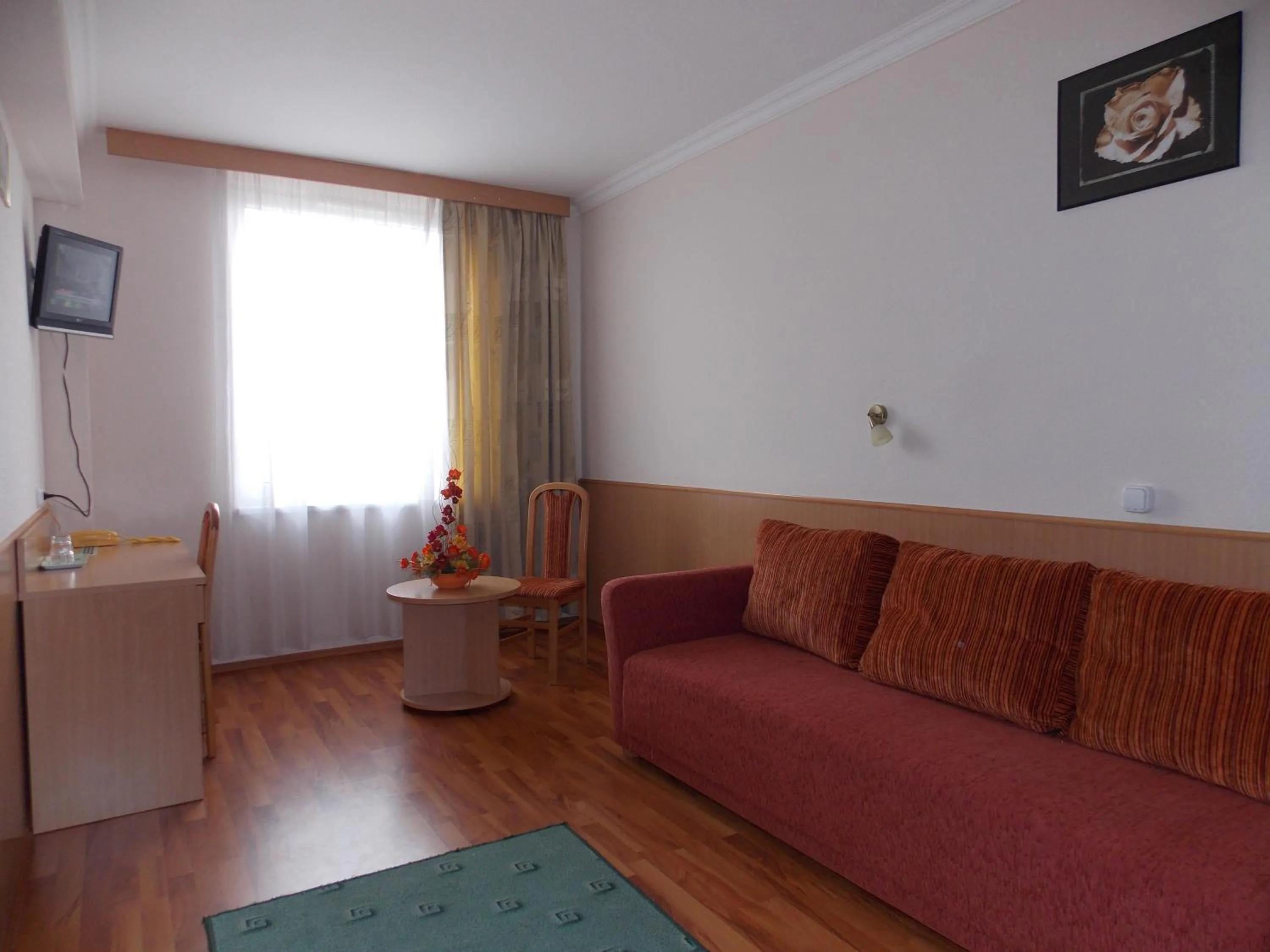 Seating area in Hotel Zuglo