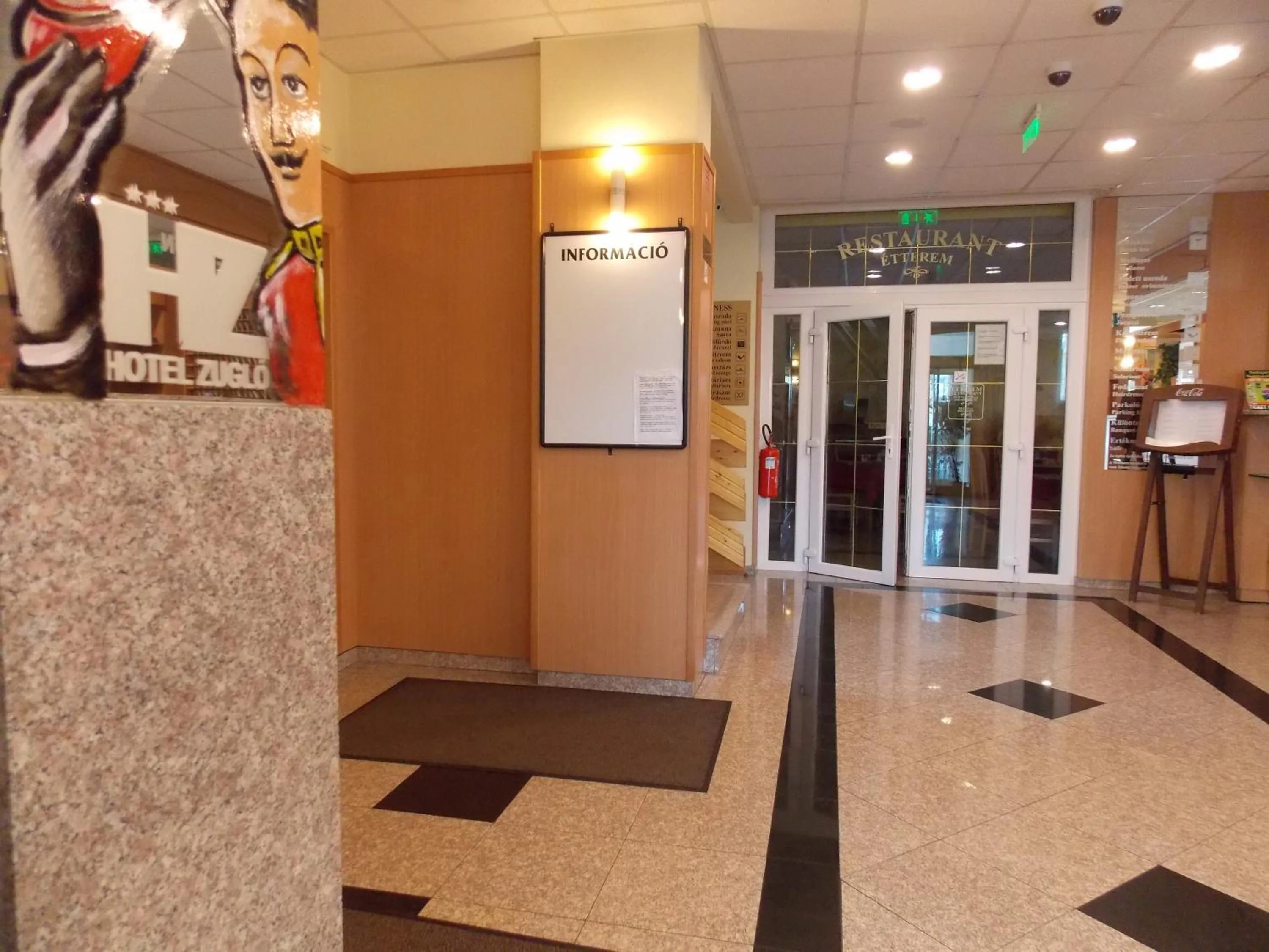 Lobby or reception in Hotel Zuglo