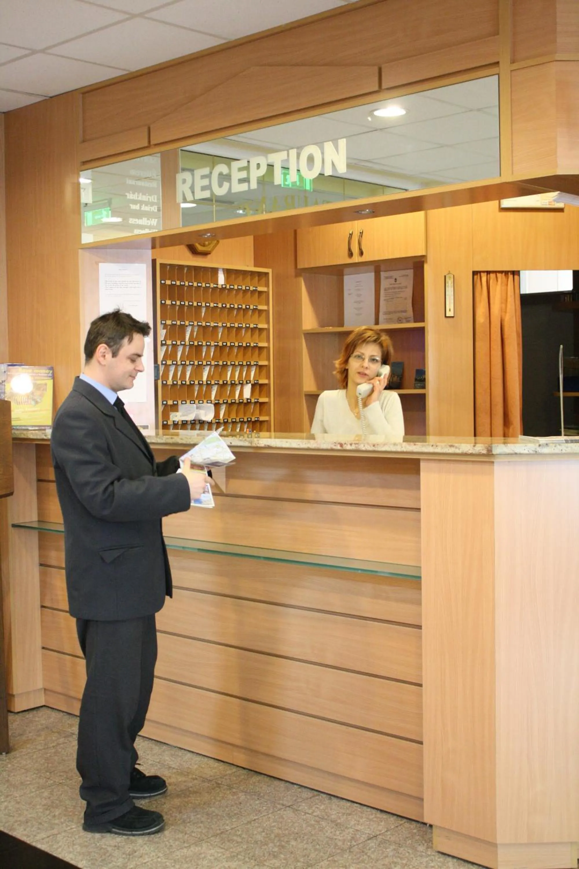 Lobby or reception in Hotel Zuglo