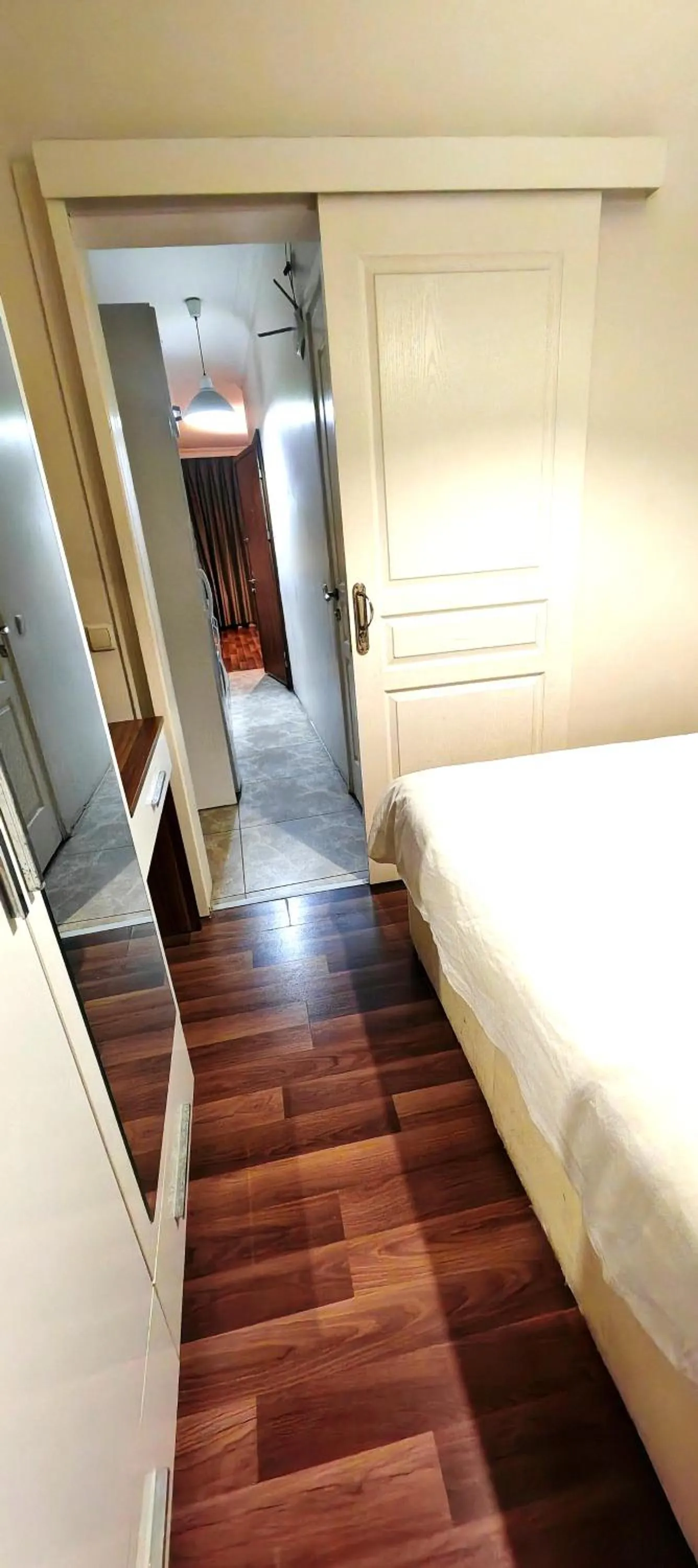 Bed in Mimoza İstiklal Apart Hotel