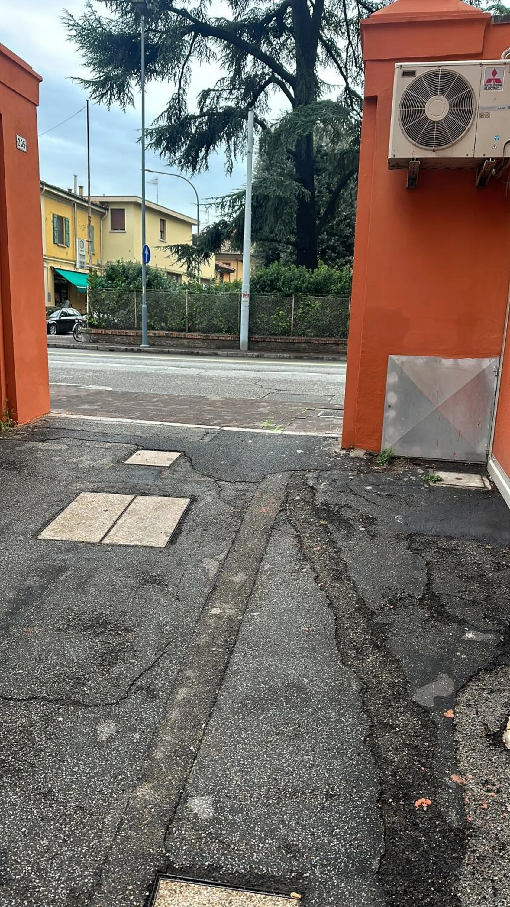 Garden view in Rosa House