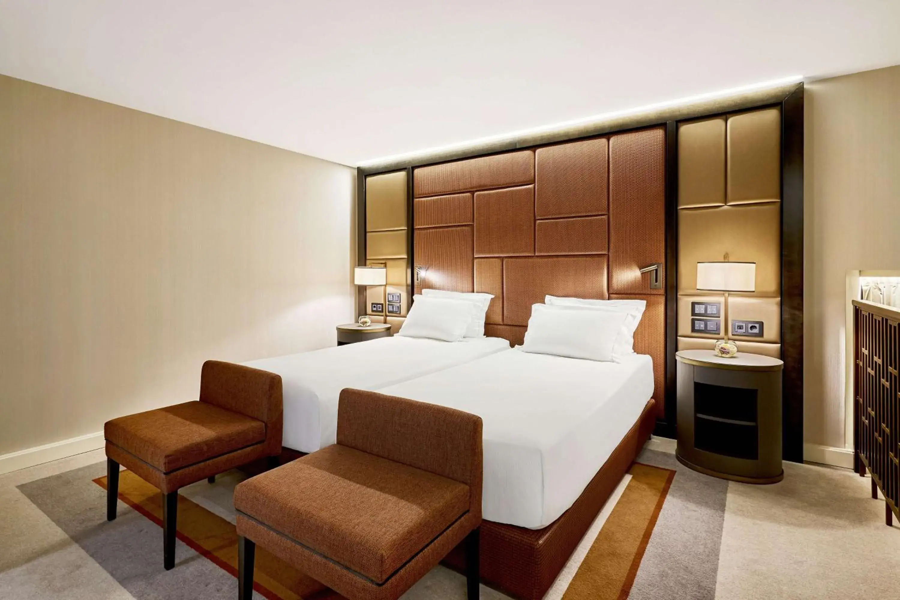 Bed in Hilton Budapest Bed in Hilton Budapest