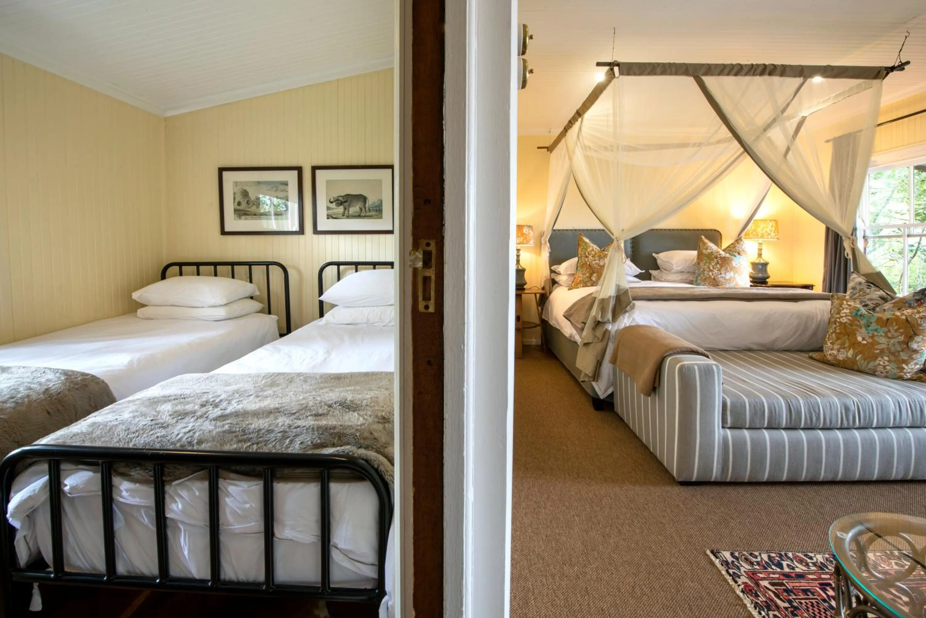 Bed in Camp Figtree by The Oyster Collection