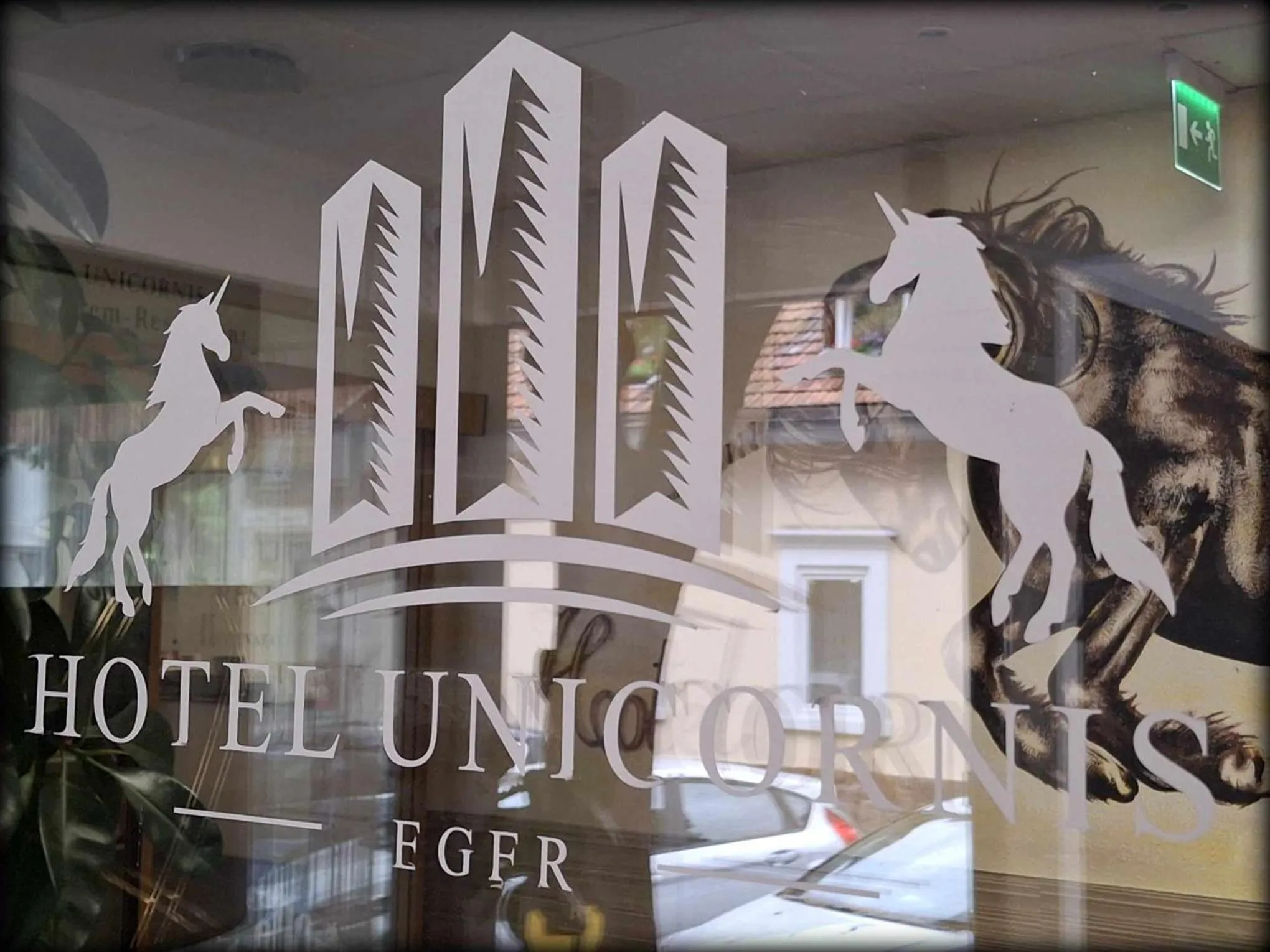 Facade/entrance in Hotel Unicornis
