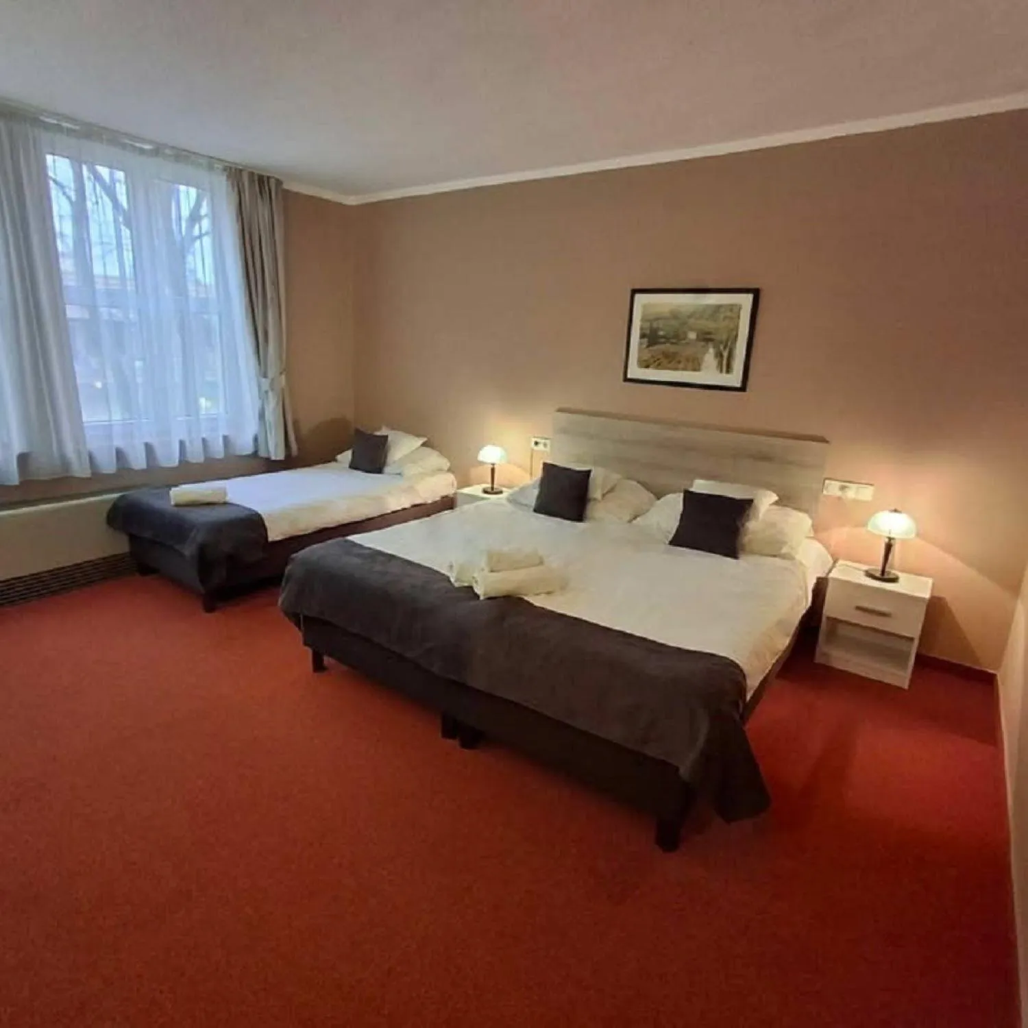 Bed in Hotel Unicornis