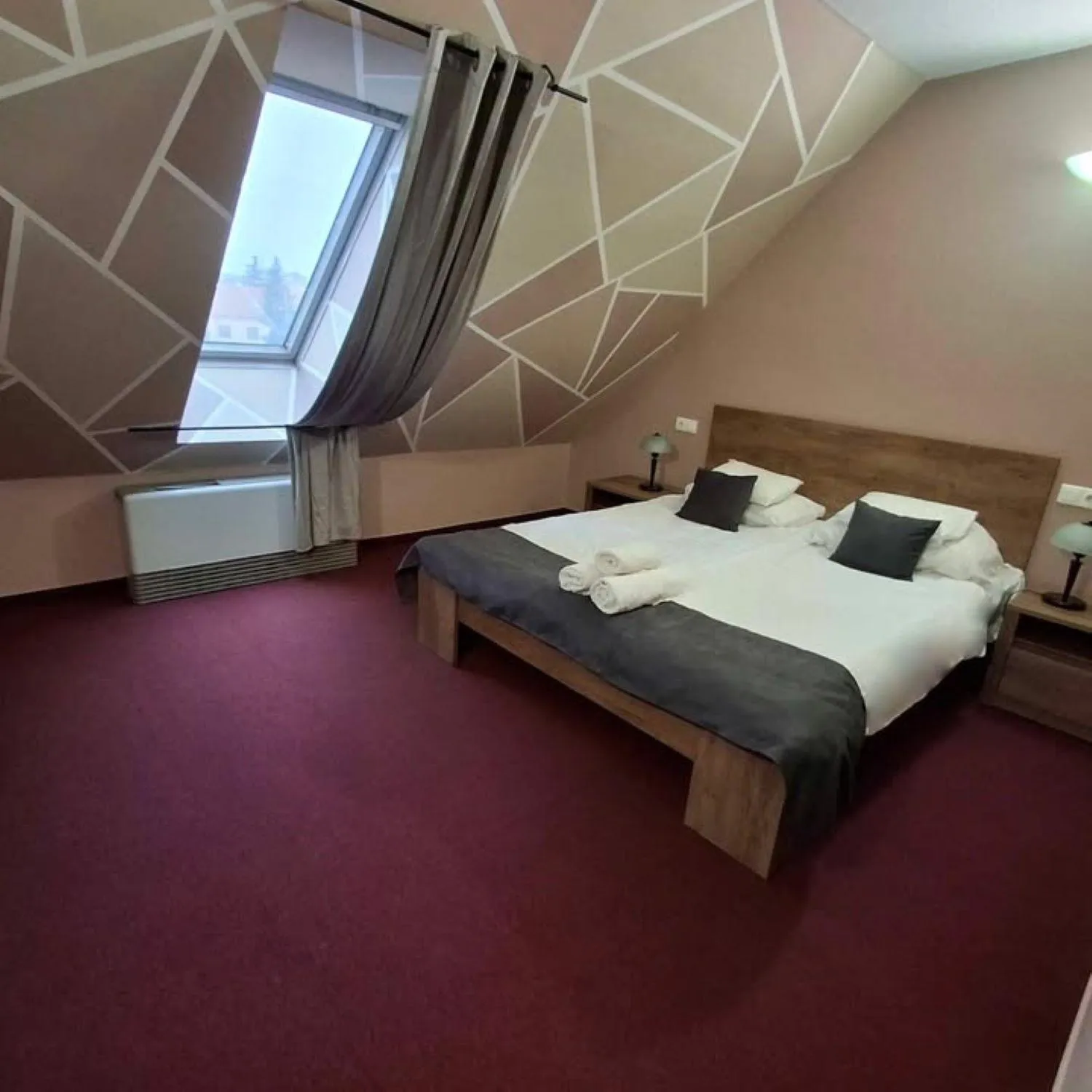 Bed in Hotel Unicornis