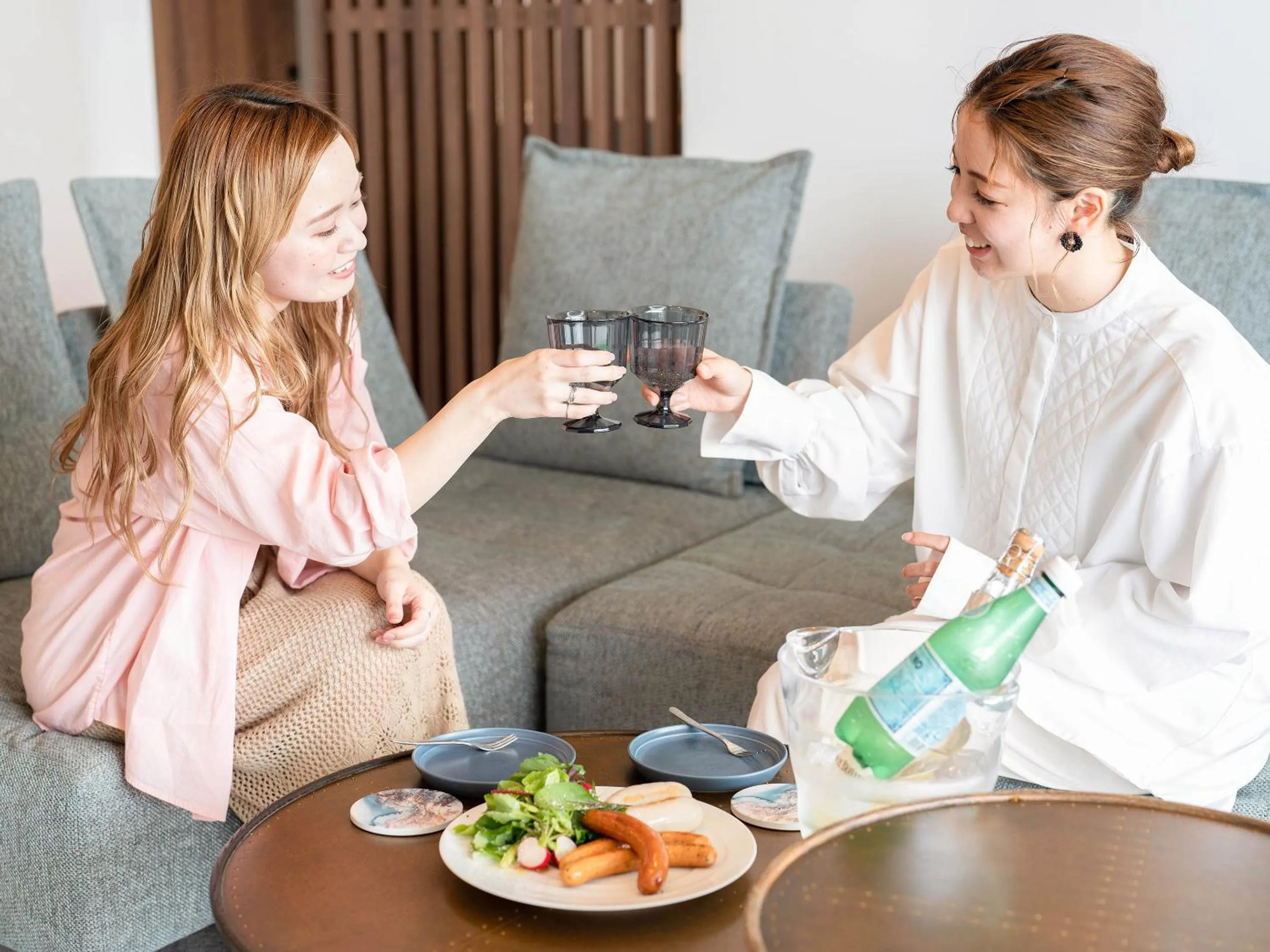 Living room in Blue Rela Luxe Resort Okinawa