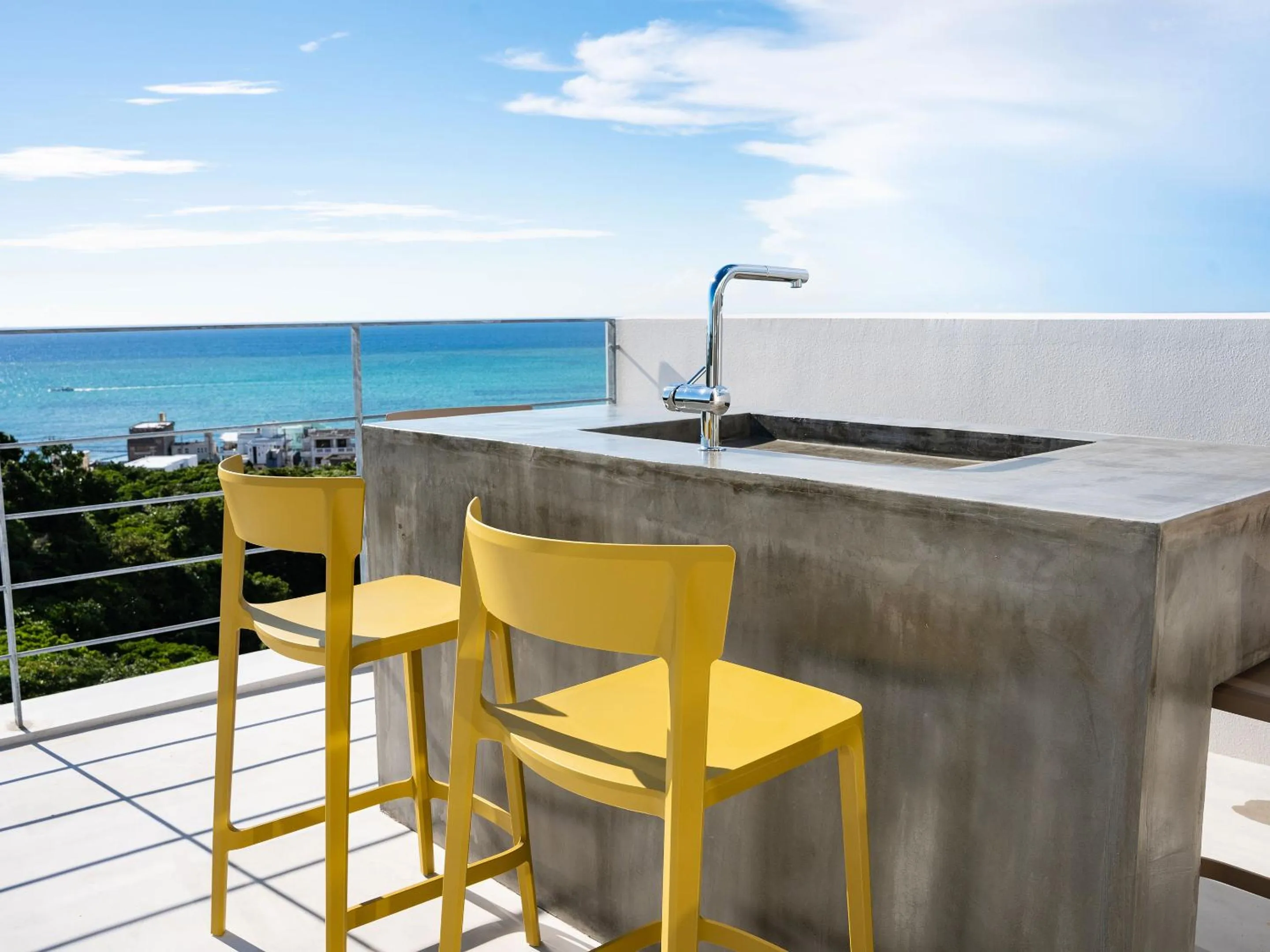 Balcony/Terrace in Blue Rela Luxe Resort Okinawa