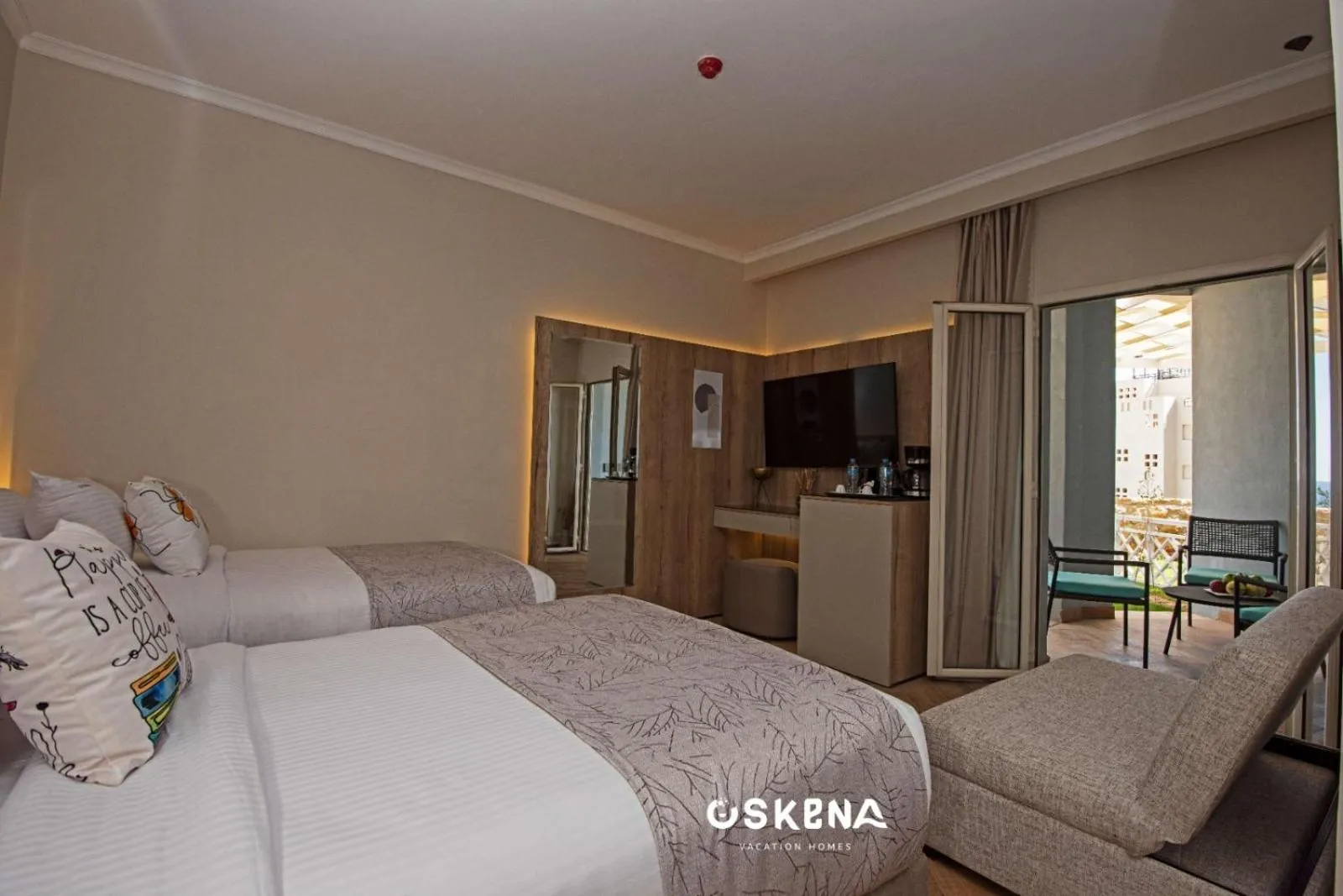 Photo of the whole room, Bed in OSKENA Azzurra Sahl Hasheesh Hurghada