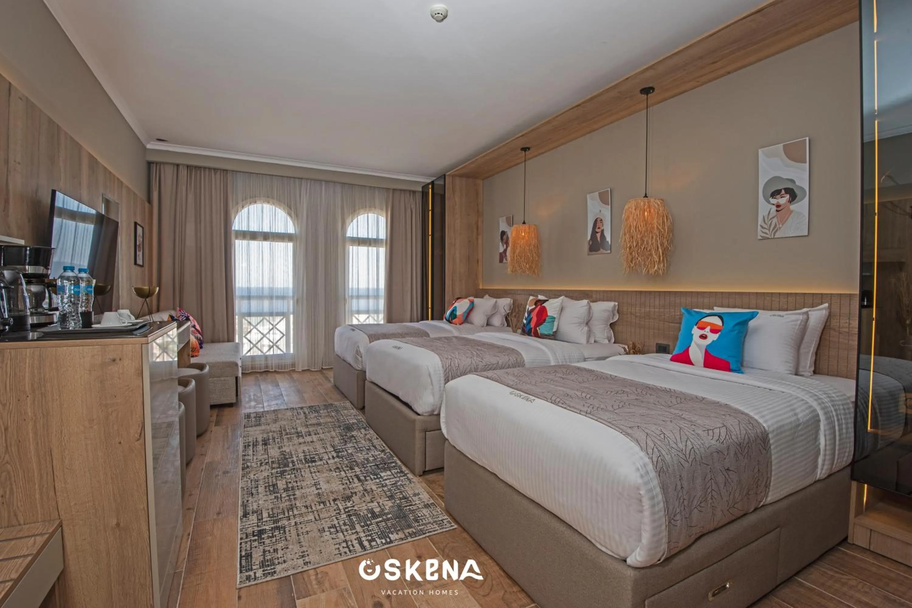 Photo of the whole room, Bed in OSKENA Azzurra Sahl Hasheesh Hurghada