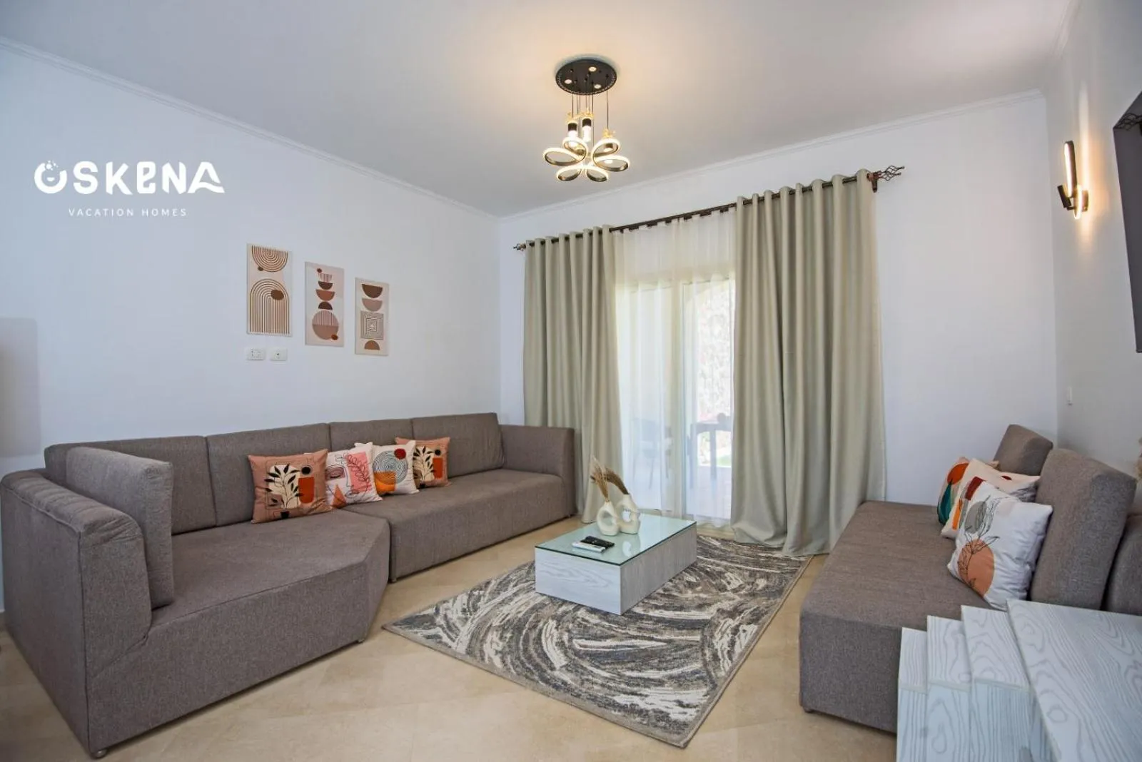 Living room in OSKENA Azzurra Sahl Hasheesh Hurghada