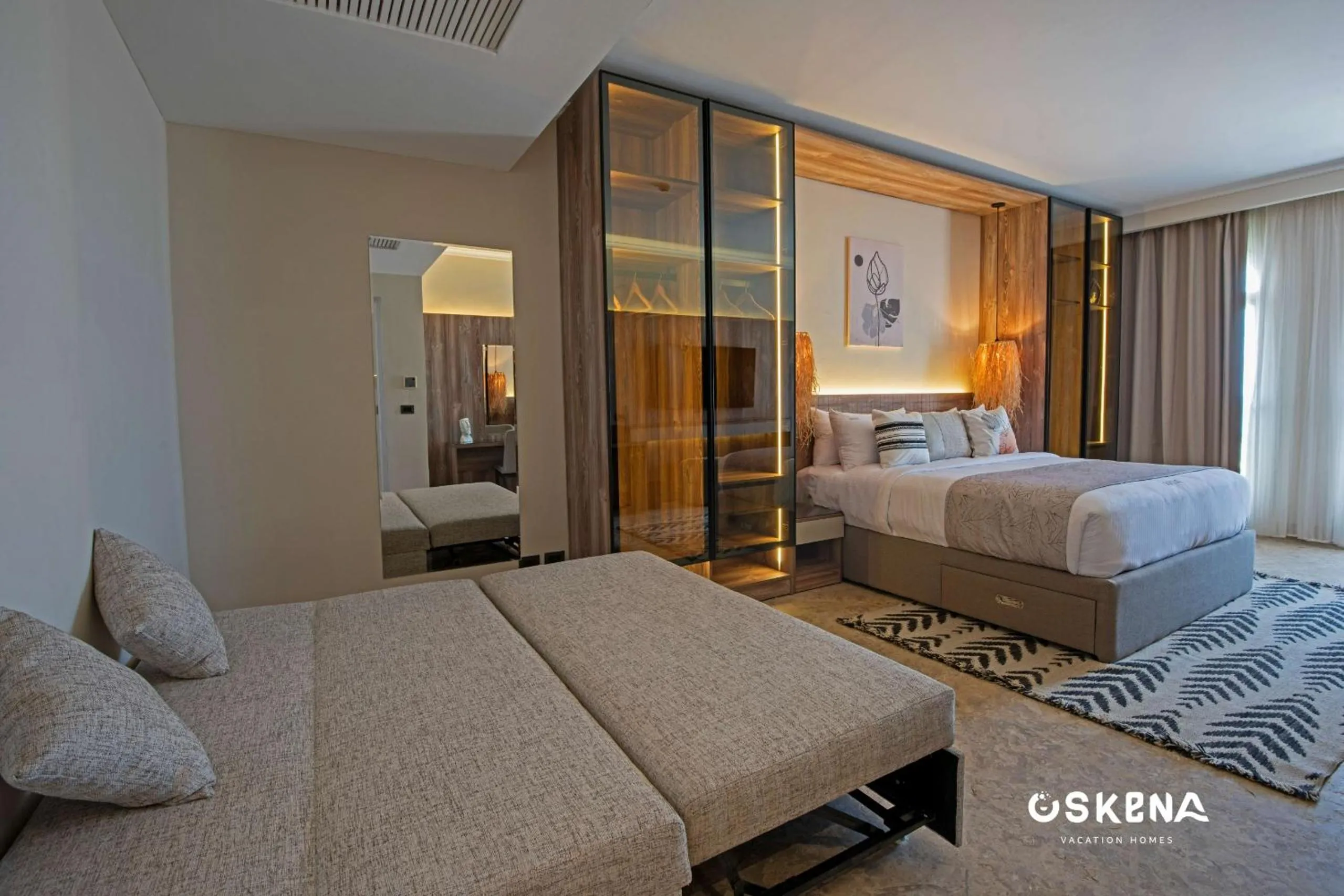 Photo of the whole room, Bed in OSKENA Azzurra Sahl Hasheesh Hurghada