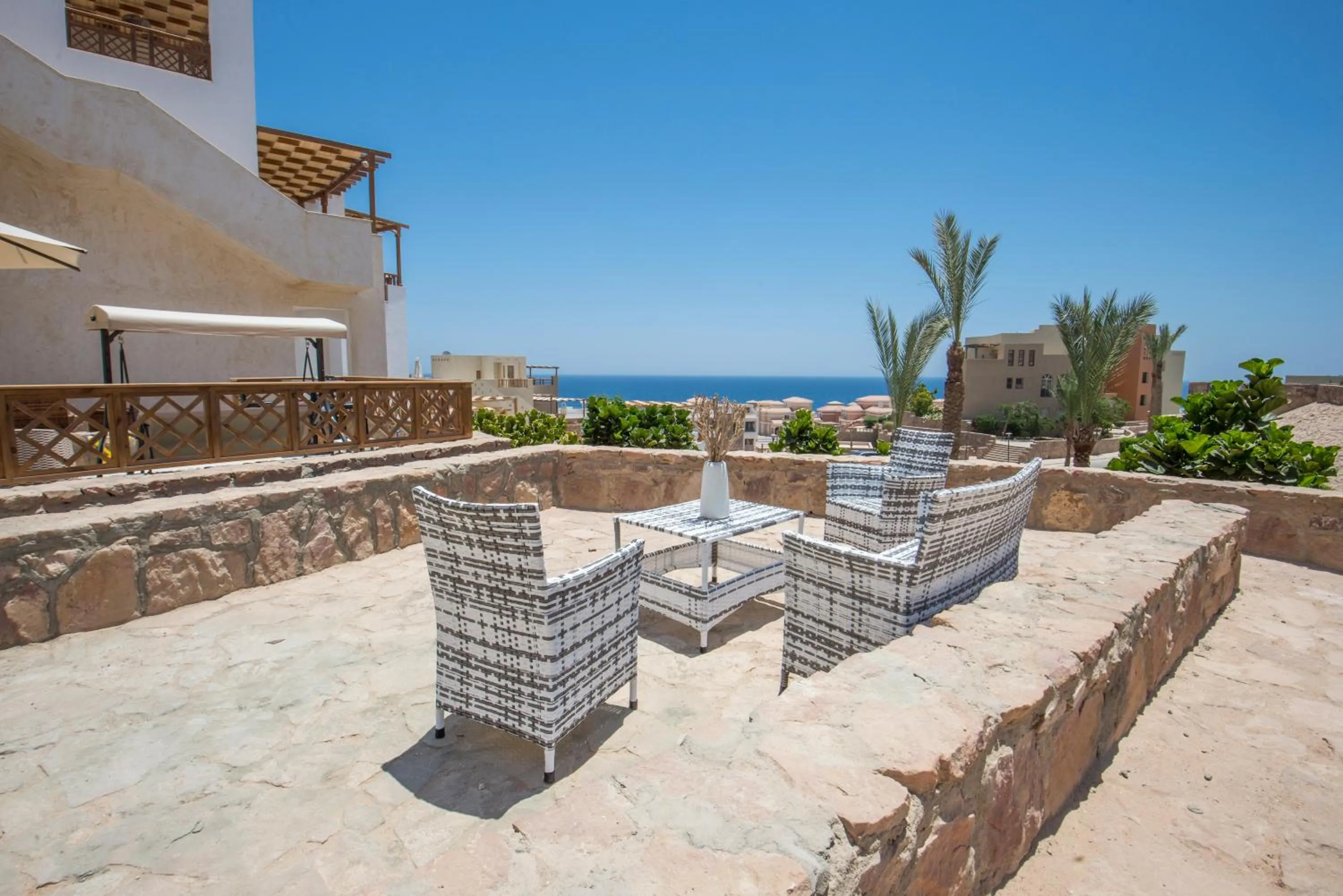 Sea view in OSKENA Azzurra Sahl Hasheesh Hurghada