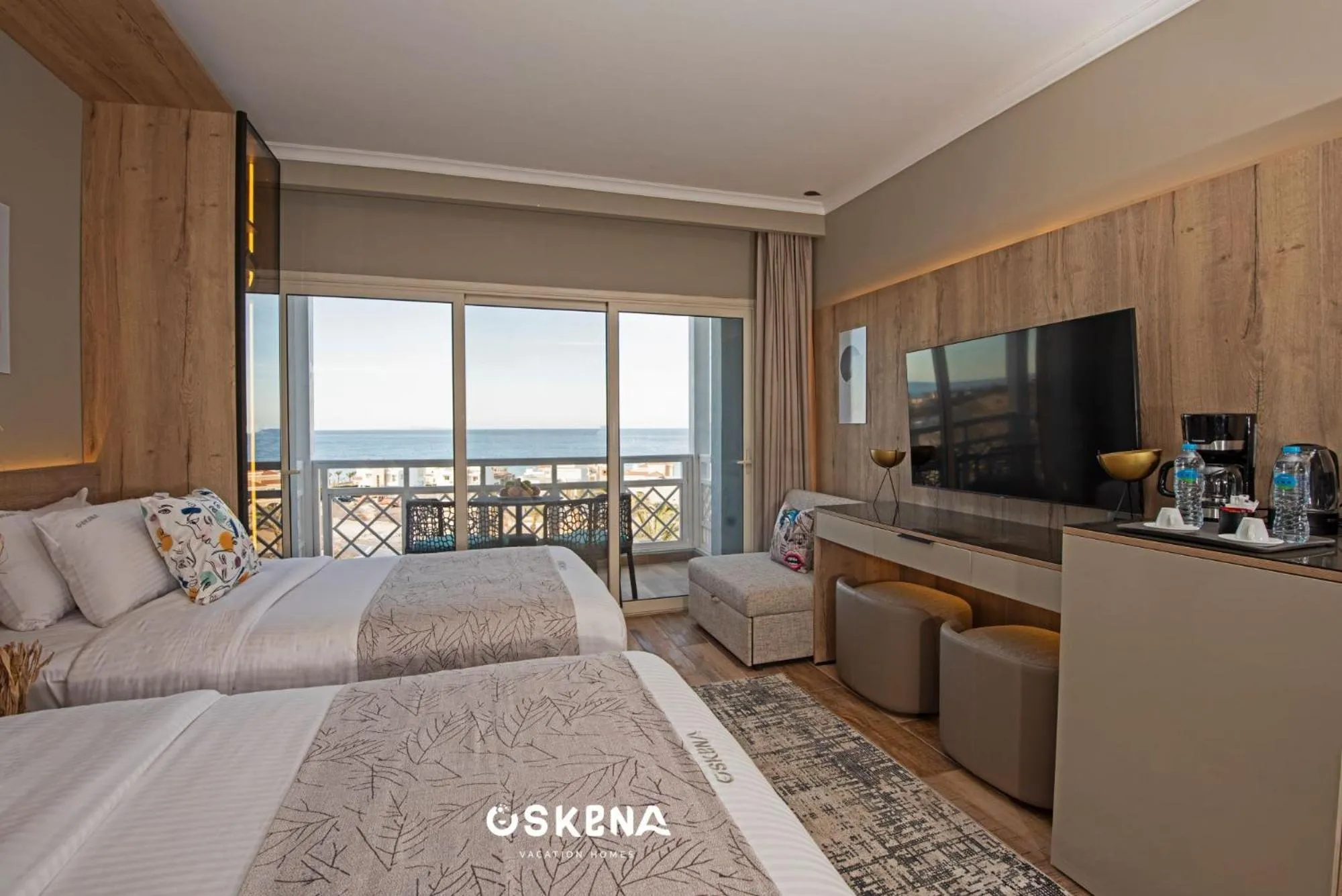 Photo of the whole room, Bed in OSKENA Azzurra Sahl Hasheesh Hurghada