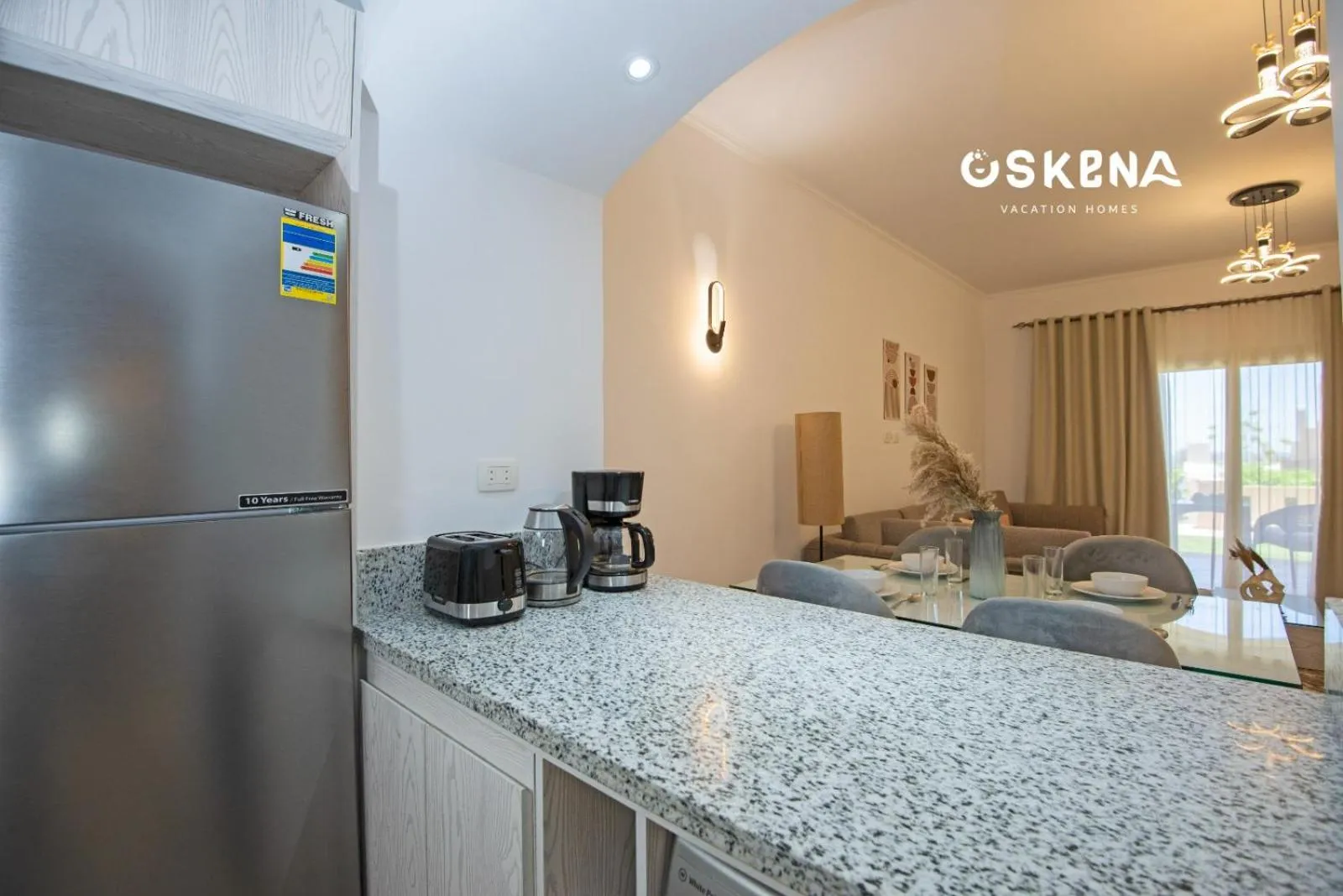 Kitchen or kitchenette in OSKENA Azzurra Sahl Hasheesh Hurghada