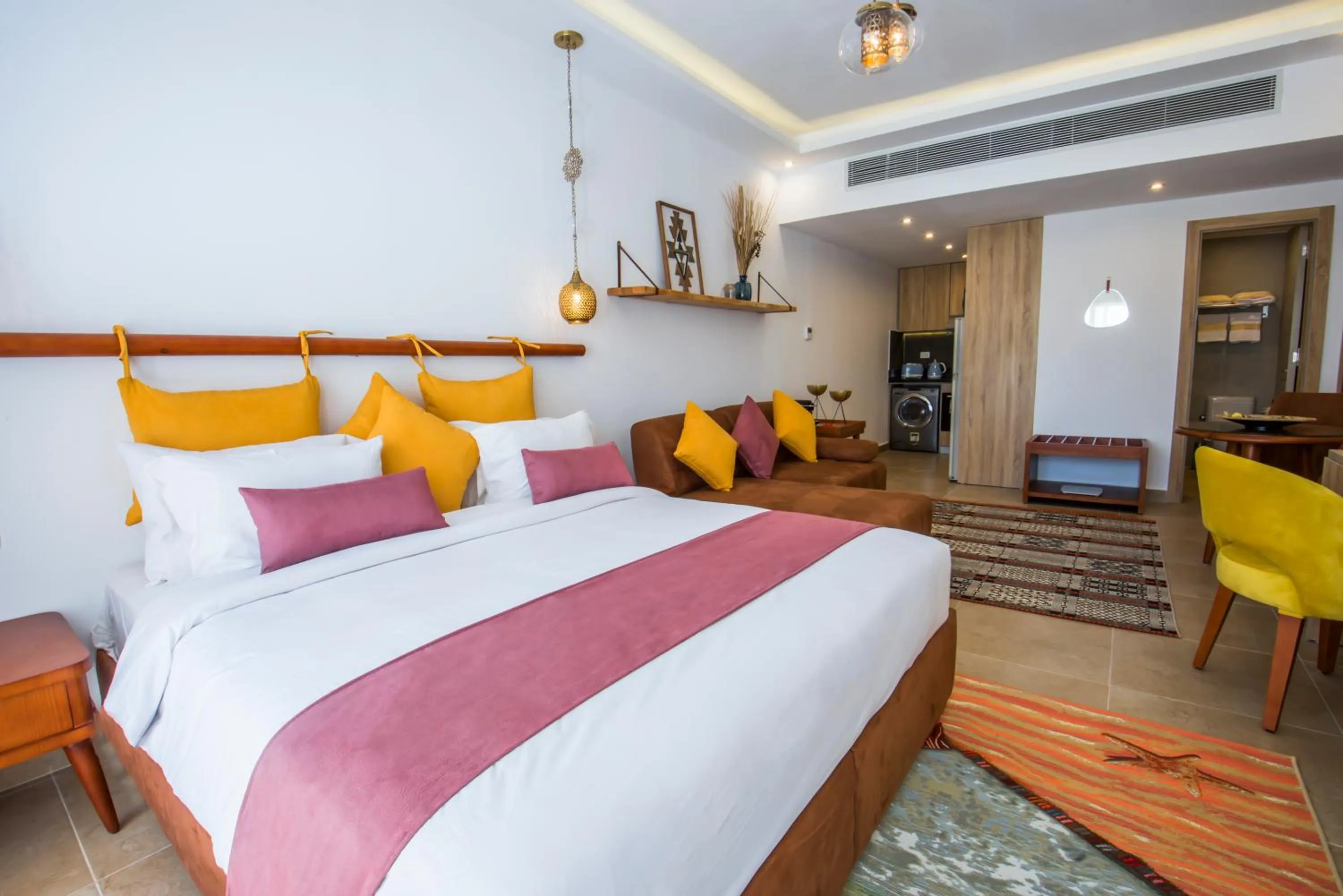 Bed in OSKENA Azzurra Sahl Hasheesh Hurghada