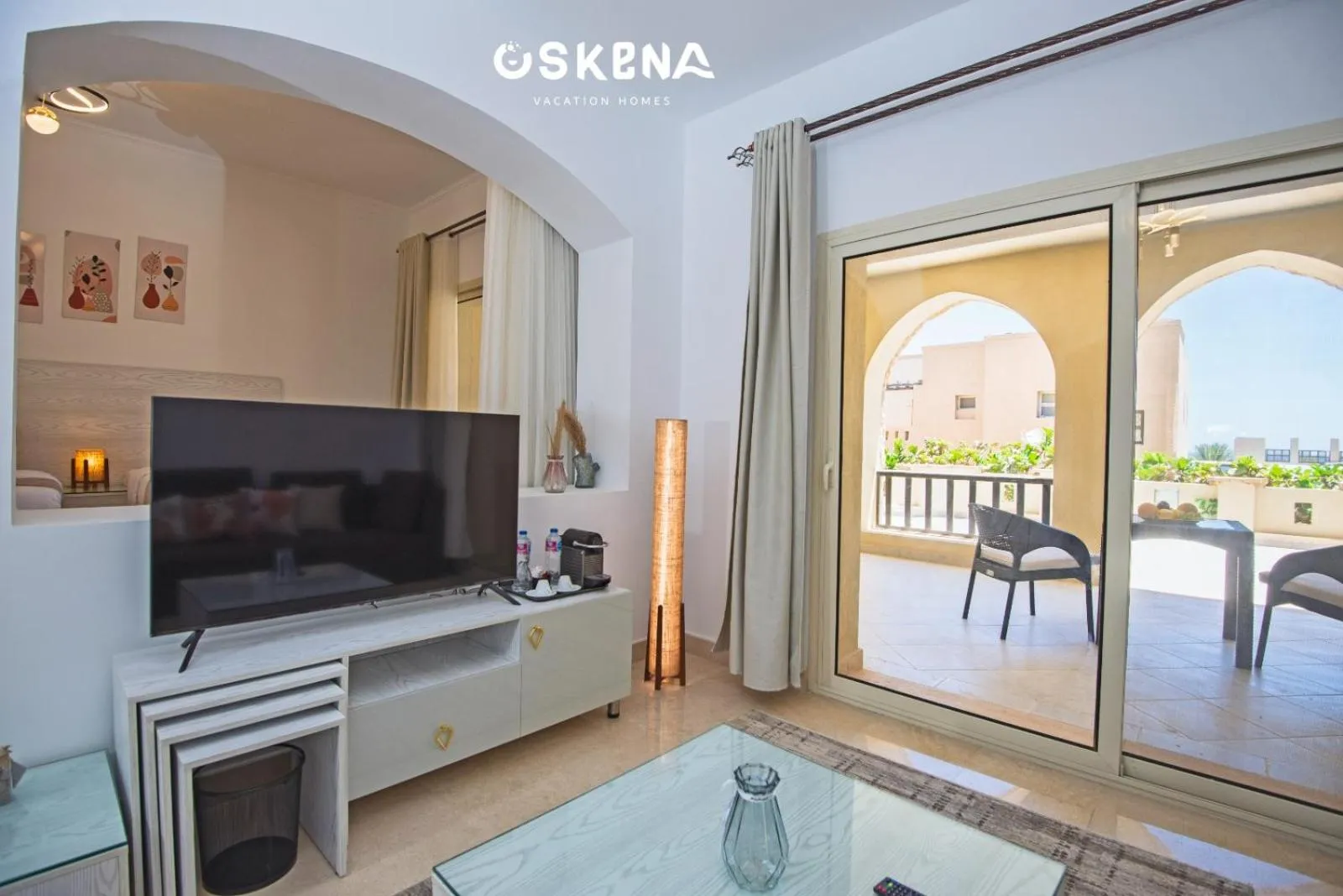 Communal lounge/ TV room in OSKENA Azzurra Sahl Hasheesh Hurghada