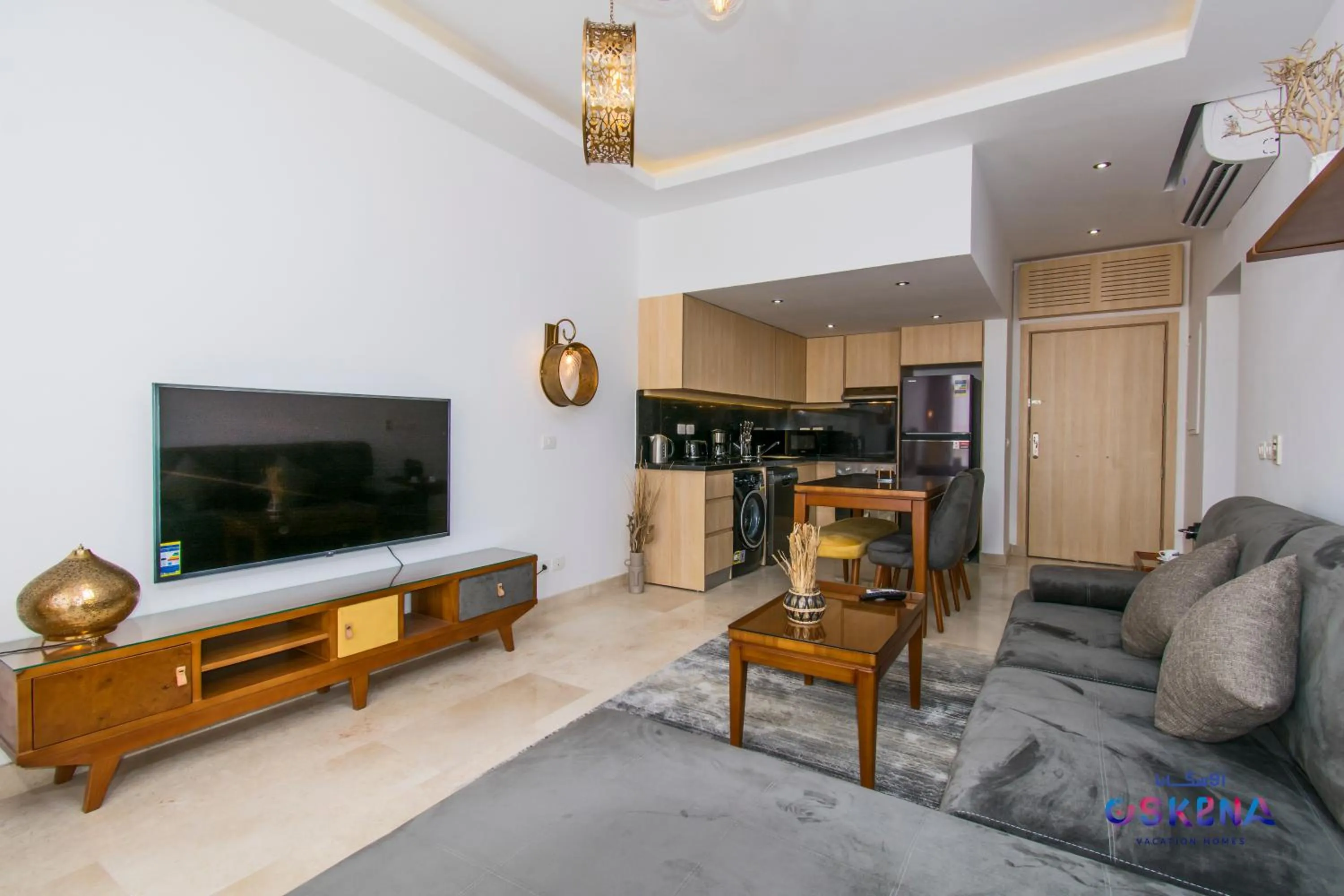 Kitchen or kitchenette in OSKENA Azzurra Sahl Hasheesh Hurghada