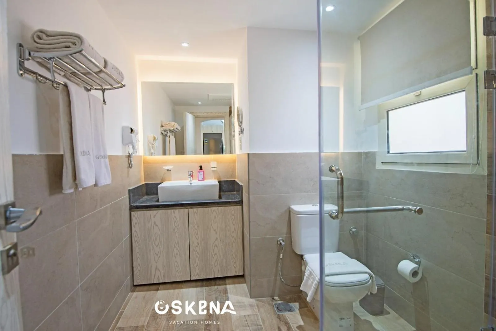 Bathroom in OSKENA Azzurra Sahl Hasheesh Hurghada