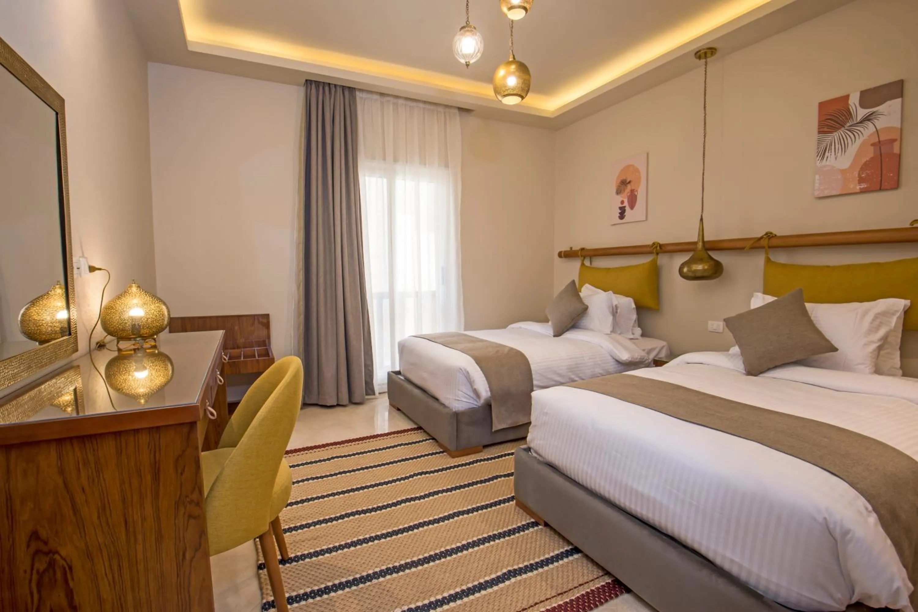 Bed in OSKENA Azzurra Sahl Hasheesh Hurghada