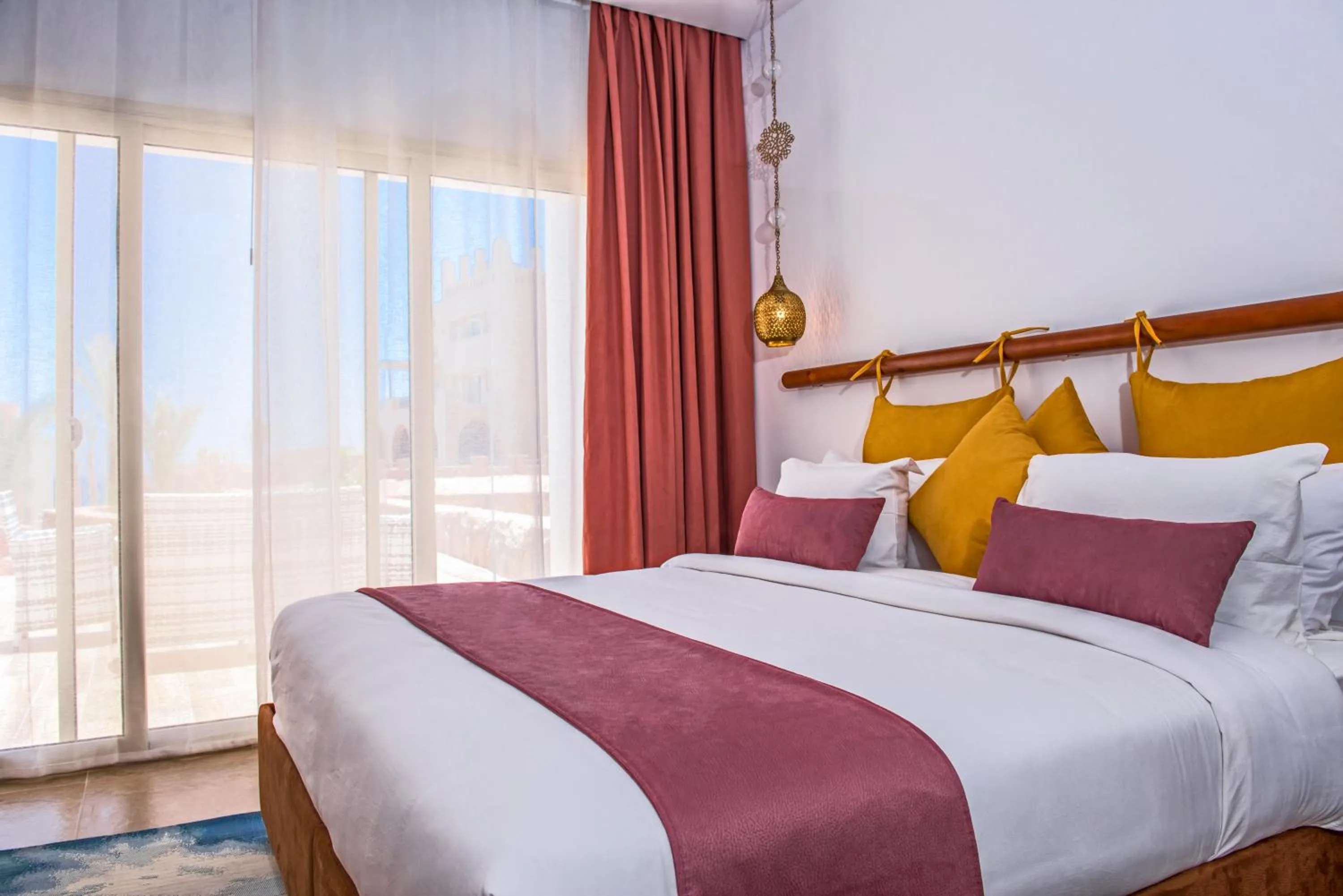 Bed in OSKENA Azzurra Sahl Hasheesh Hurghada