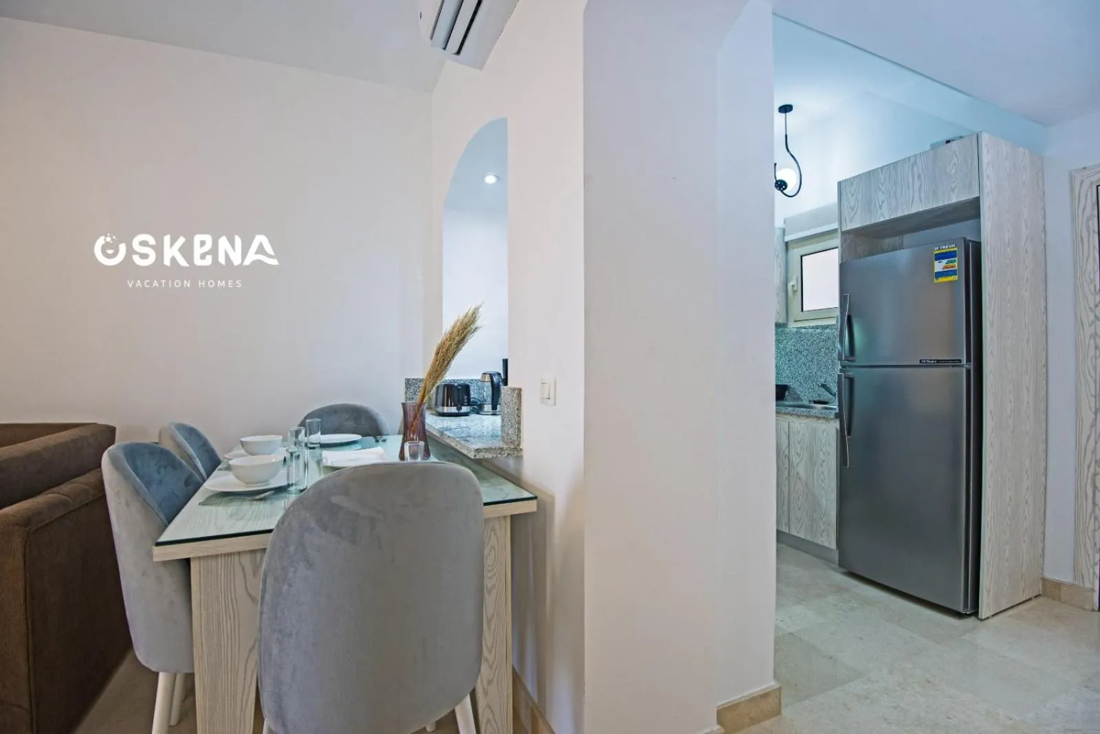 Kitchen or kitchenette in OSKENA Azzurra Sahl Hasheesh Hurghada