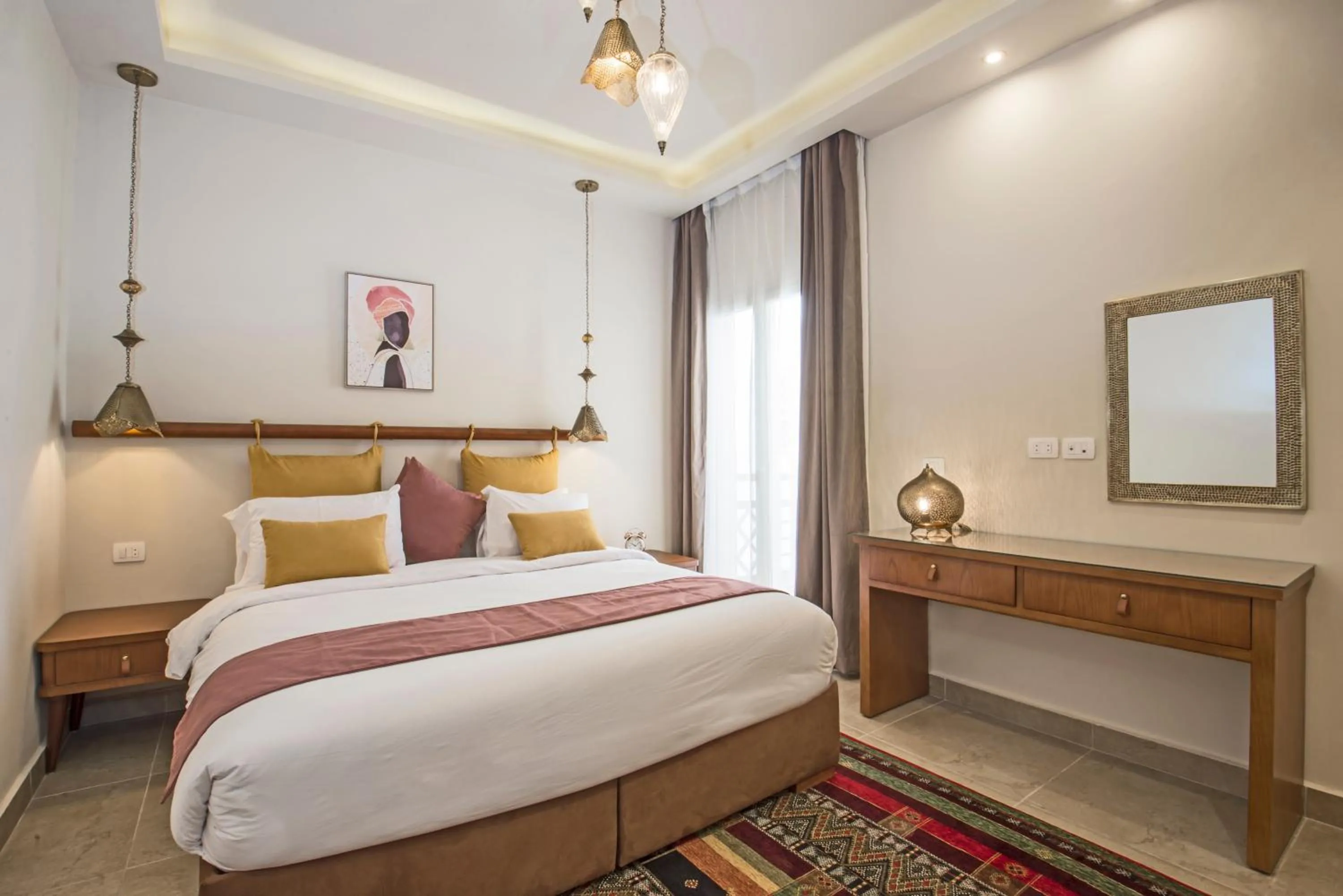 Bed in OSKENA Azzurra Sahl Hasheesh Hurghada