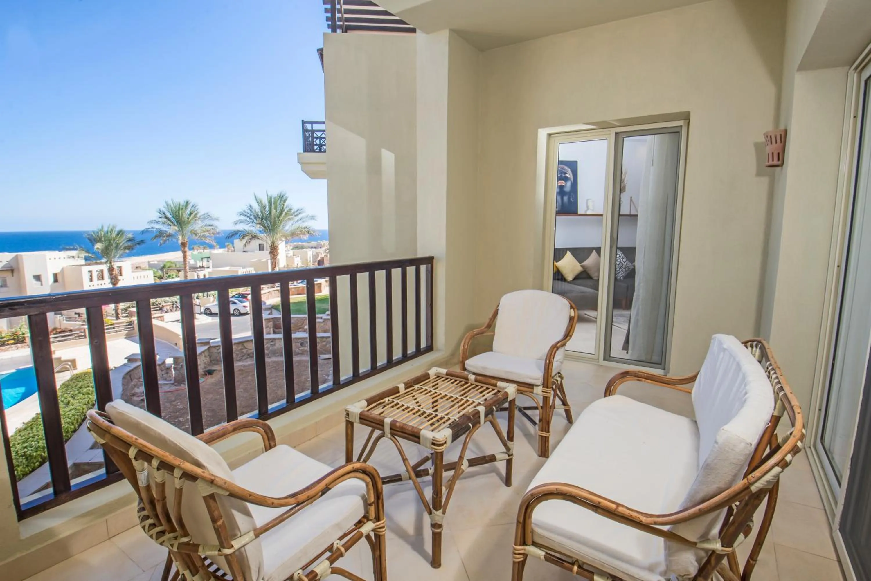 Balcony/Terrace in OSKENA Azzurra Sahl Hasheesh Hurghada