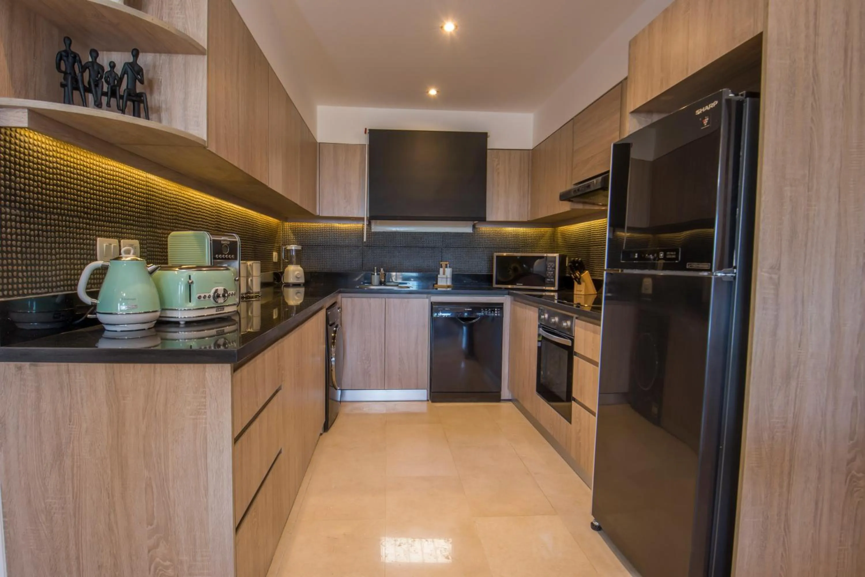 Kitchen or kitchenette in OSKENA Azzurra Sahl Hasheesh Hurghada