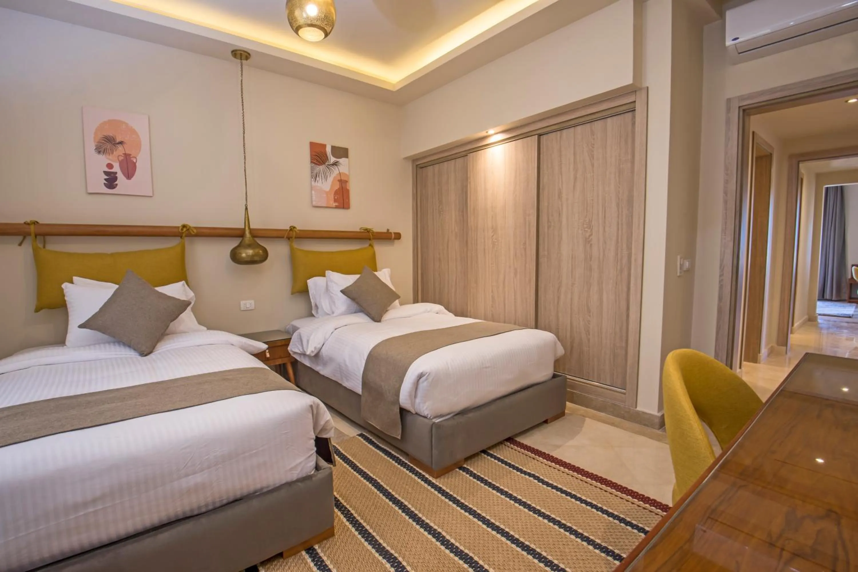 Bed in OSKENA Azzurra Sahl Hasheesh Hurghada