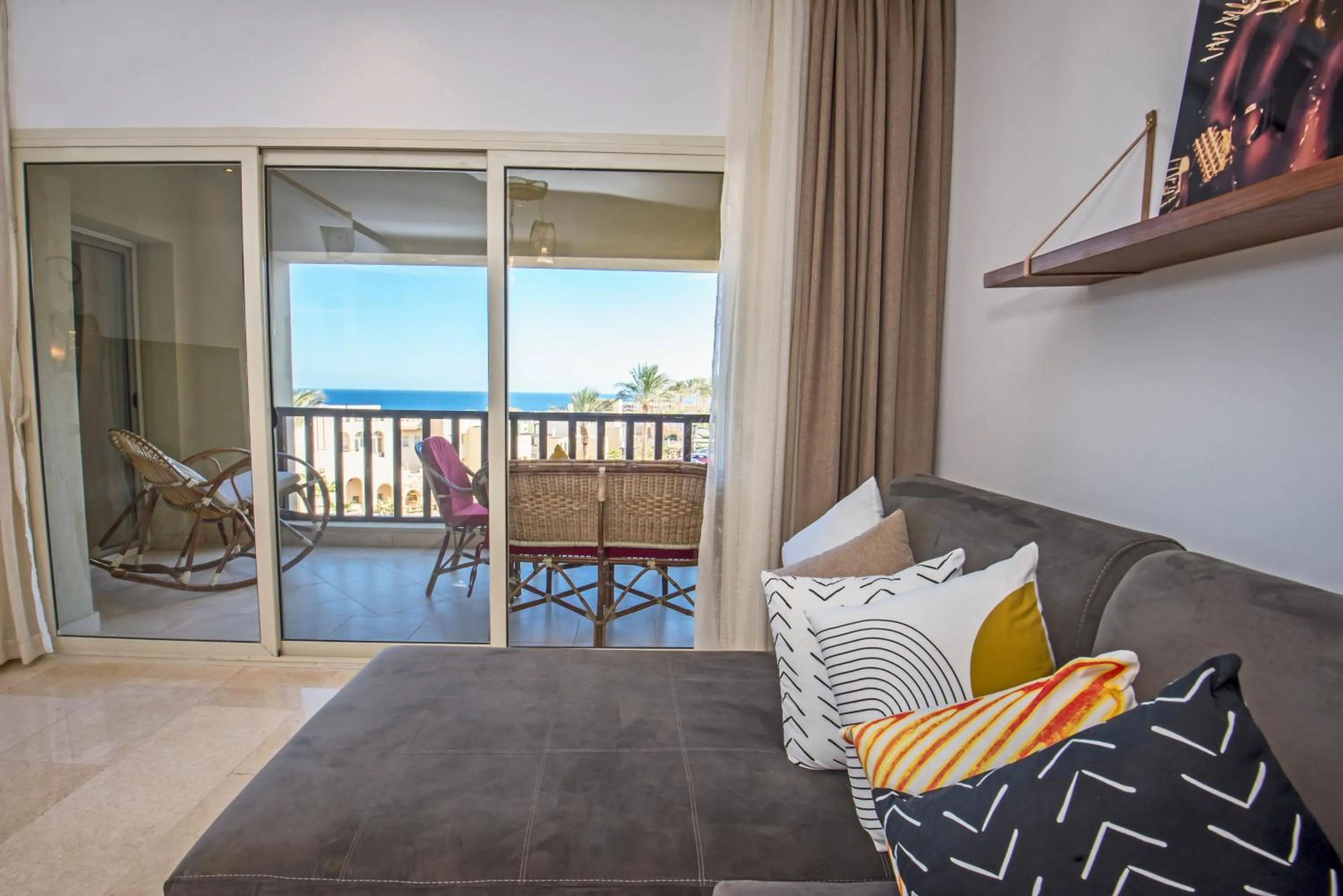 Balcony/Terrace in OSKENA Azzurra Sahl Hasheesh Hurghada