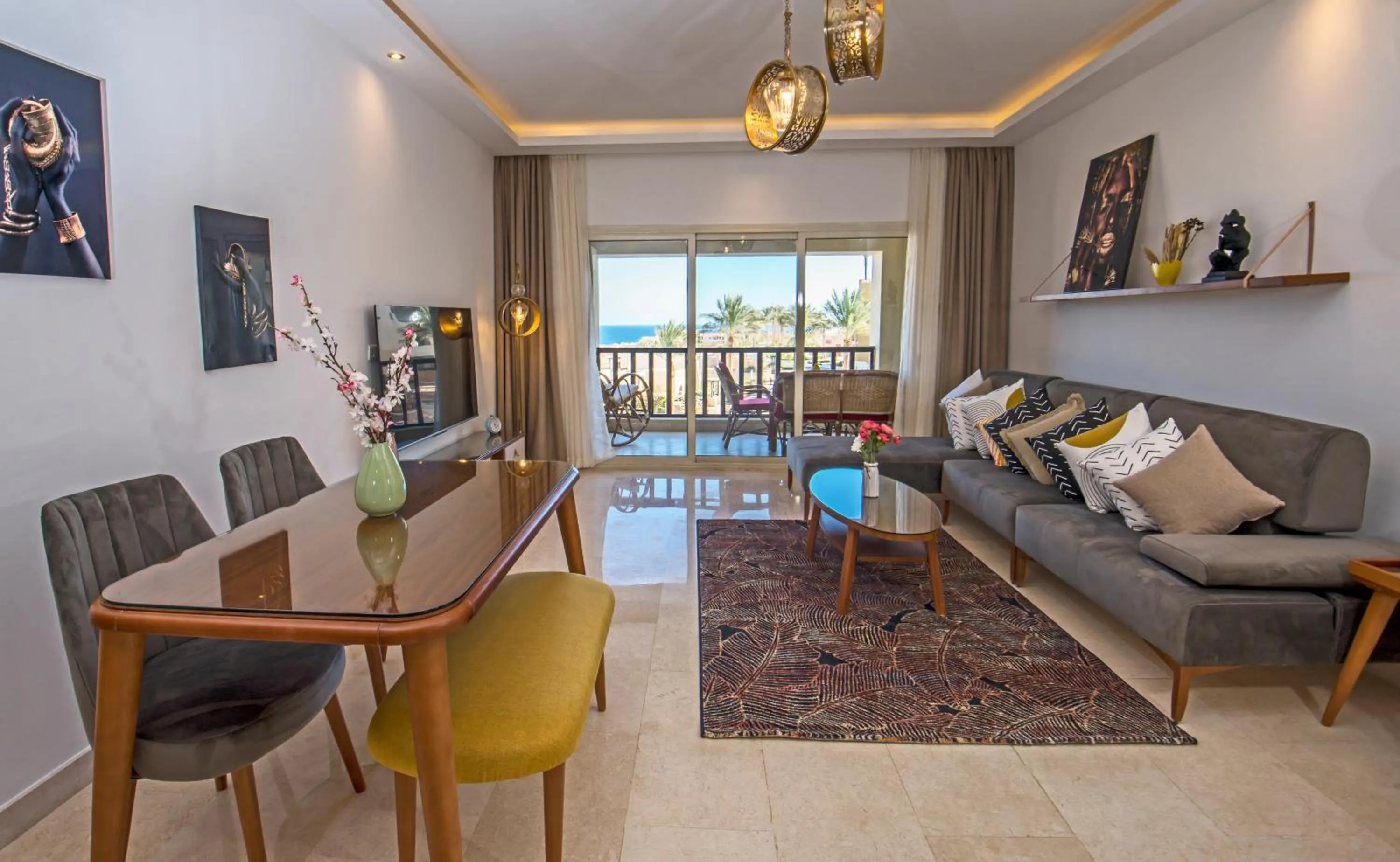 Living room in OSKENA Azzurra Sahl Hasheesh Hurghada