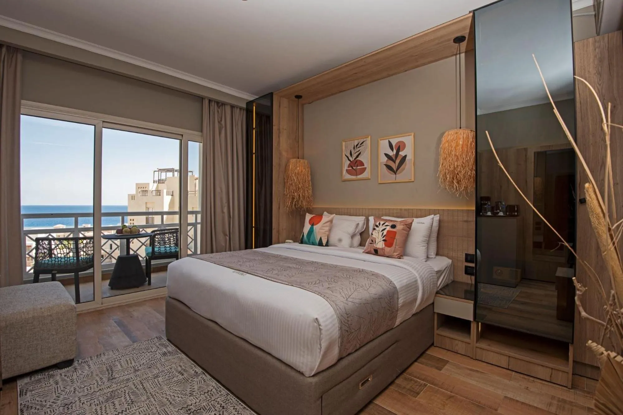 Photo of the whole room, Bed in OSKENA Azzurra Sahl Hasheesh Hurghada