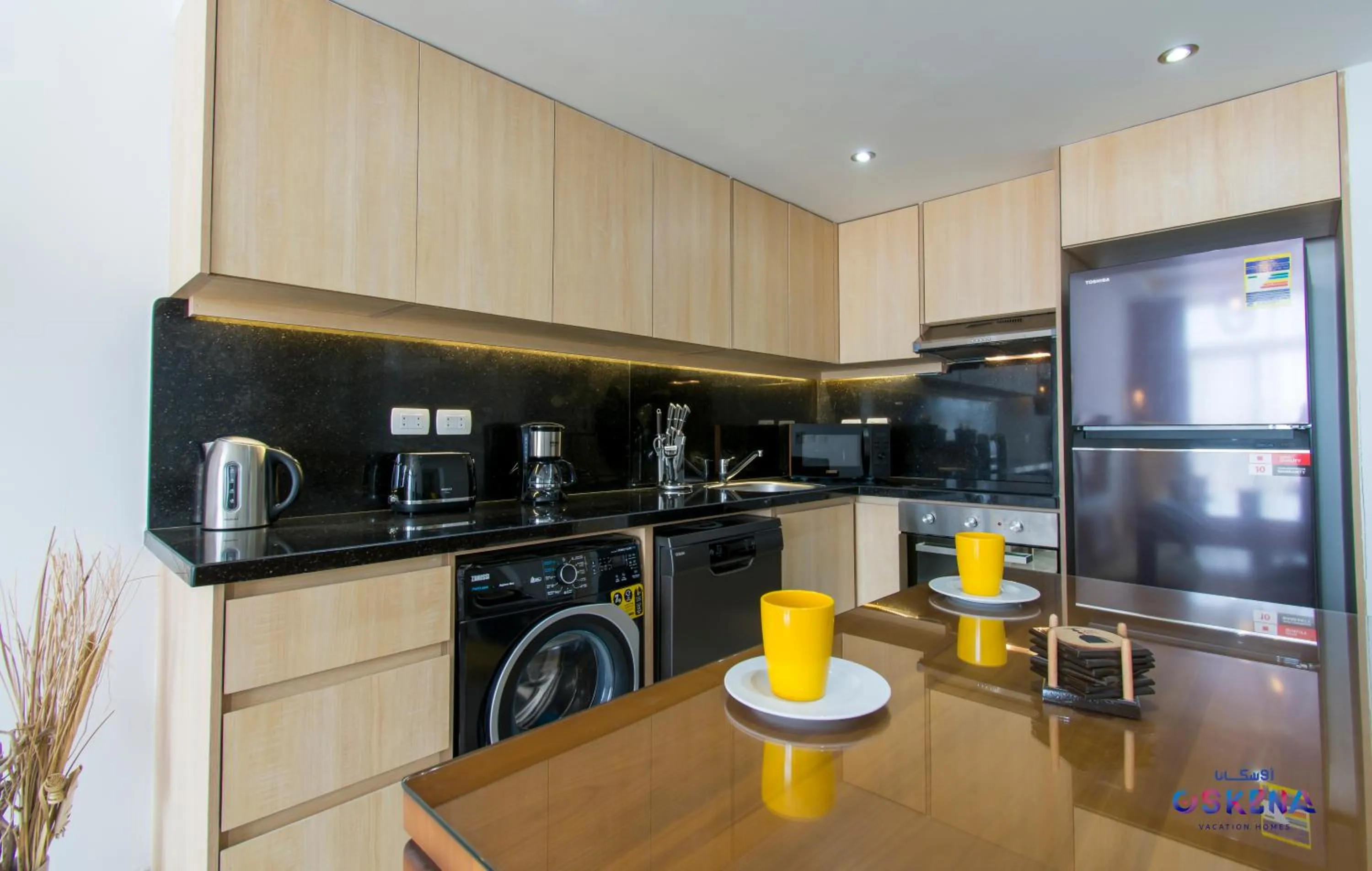 Kitchen or kitchenette in OSKENA Azzurra Sahl Hasheesh Hurghada