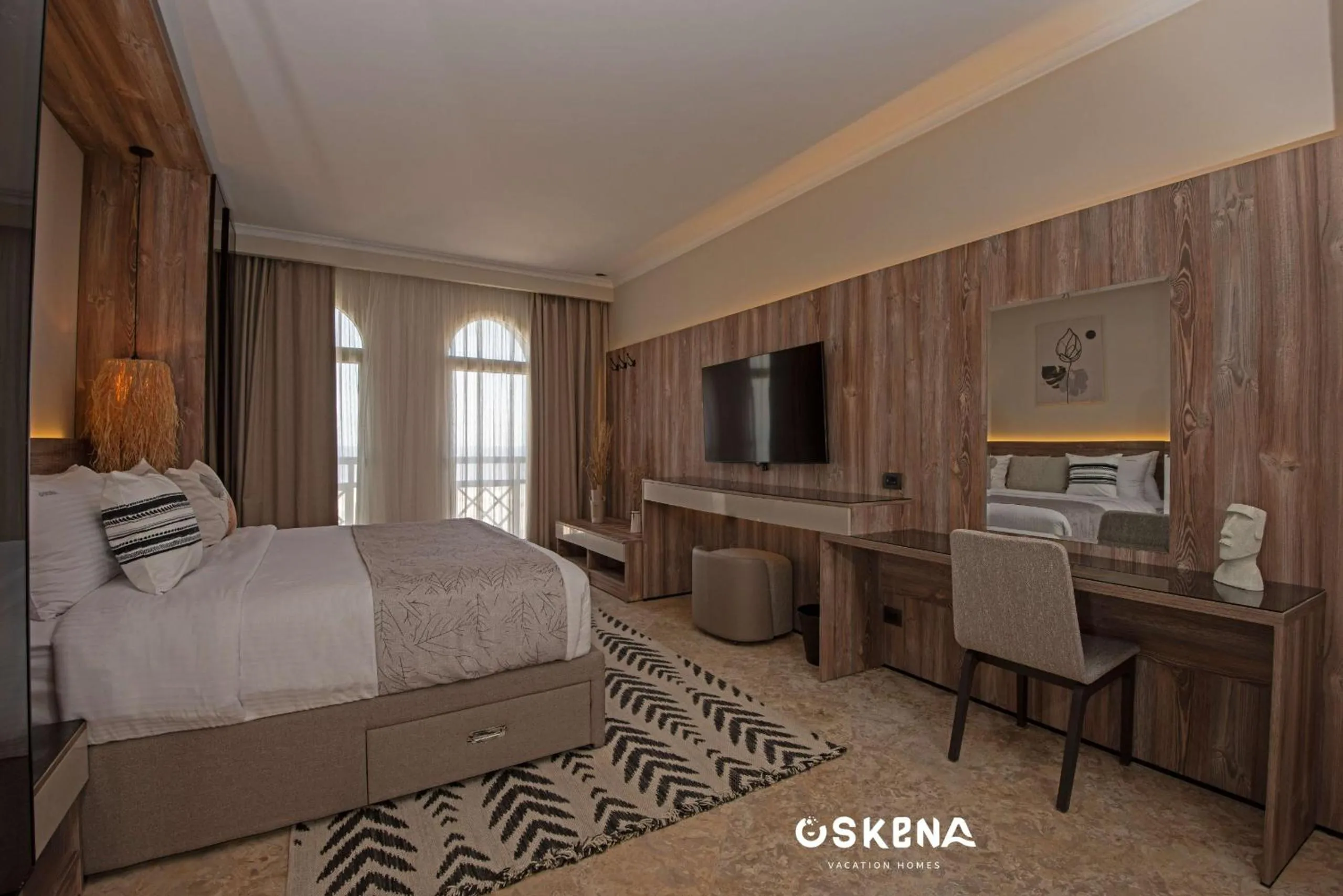 Photo of the whole room, Bed in OSKENA Azzurra Sahl Hasheesh Hurghada