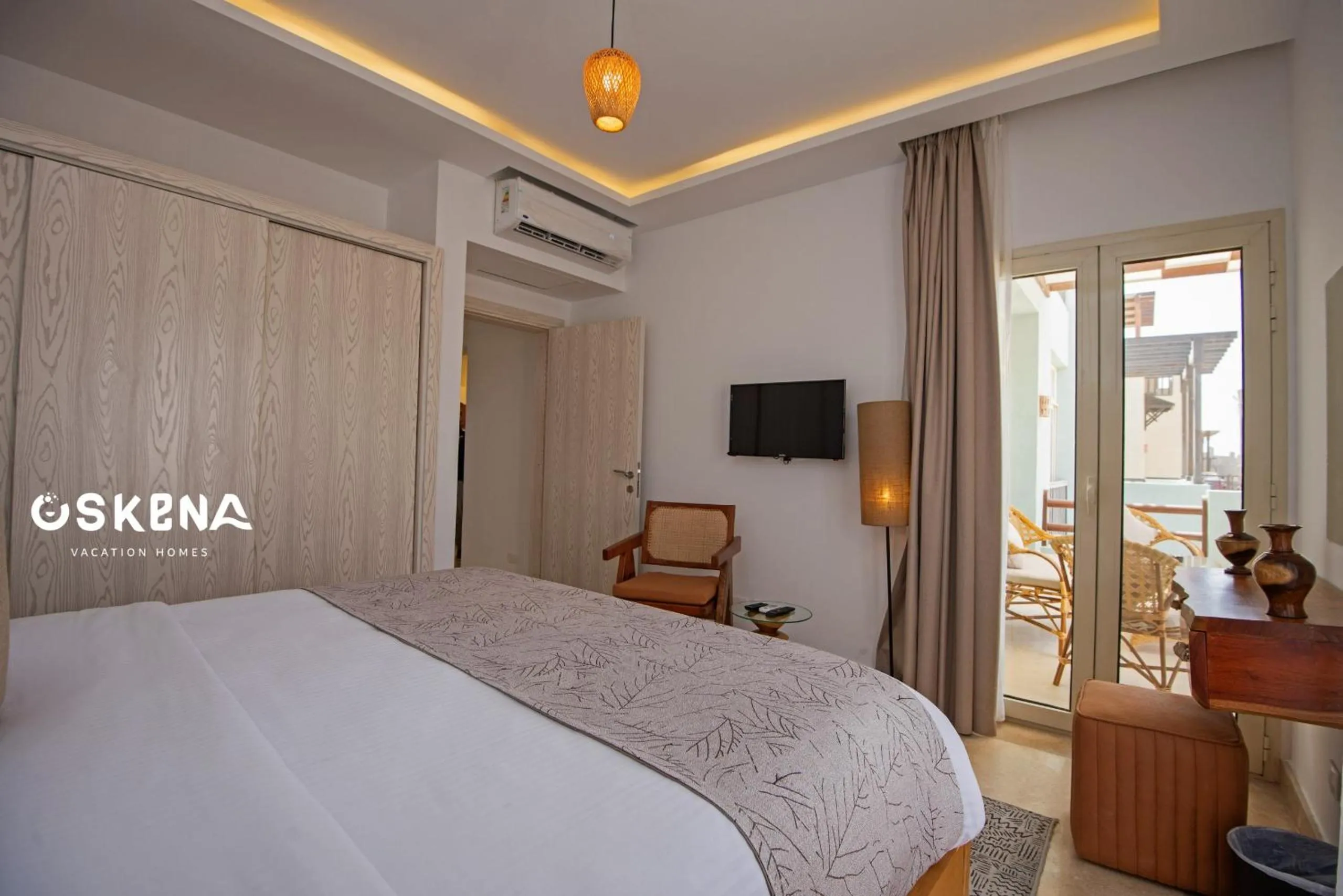 Photo of the whole room, Bed in OSKENA Azzurra Sahl Hasheesh Hurghada