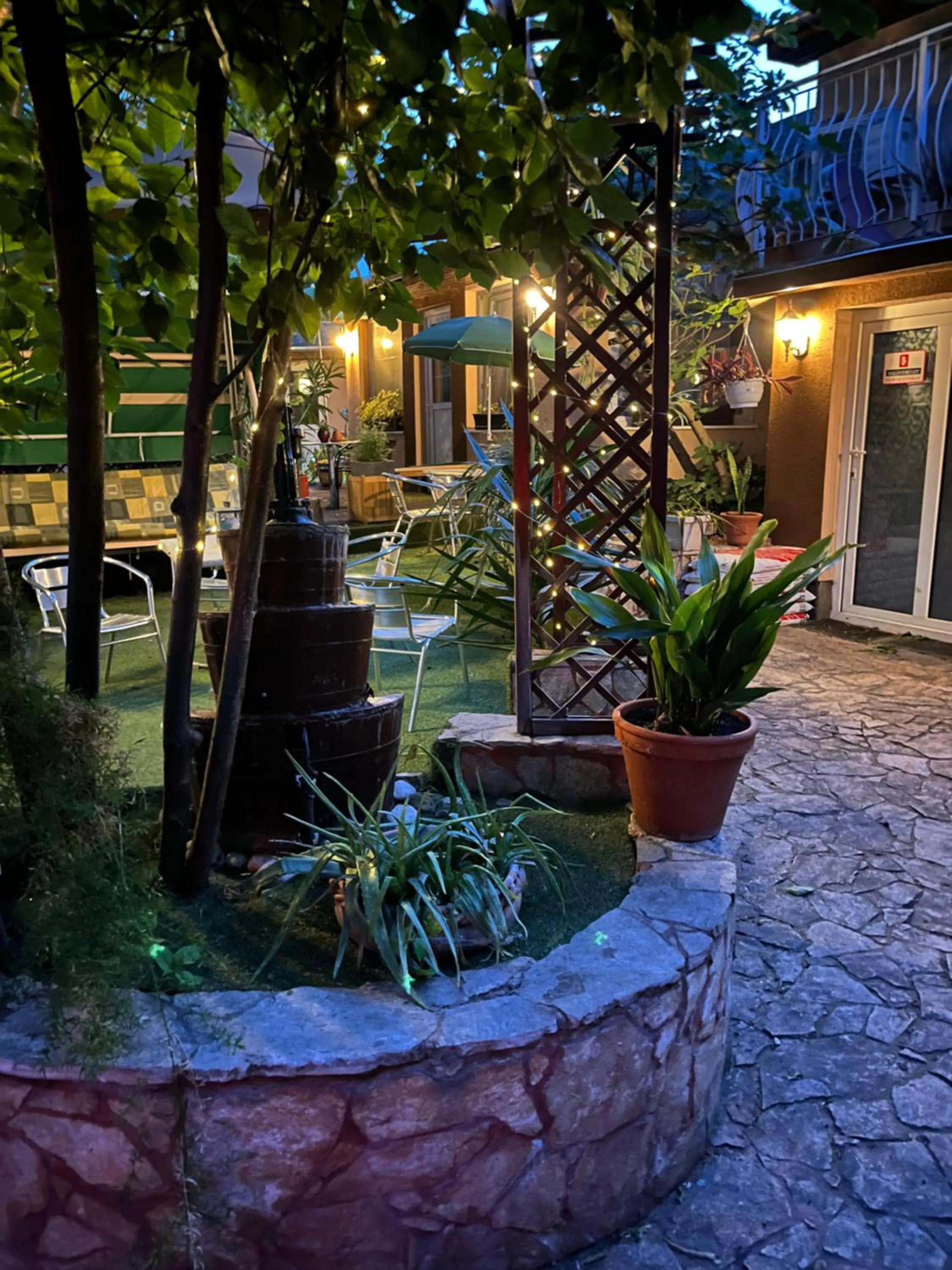 Garden in Hotel Oswaldo