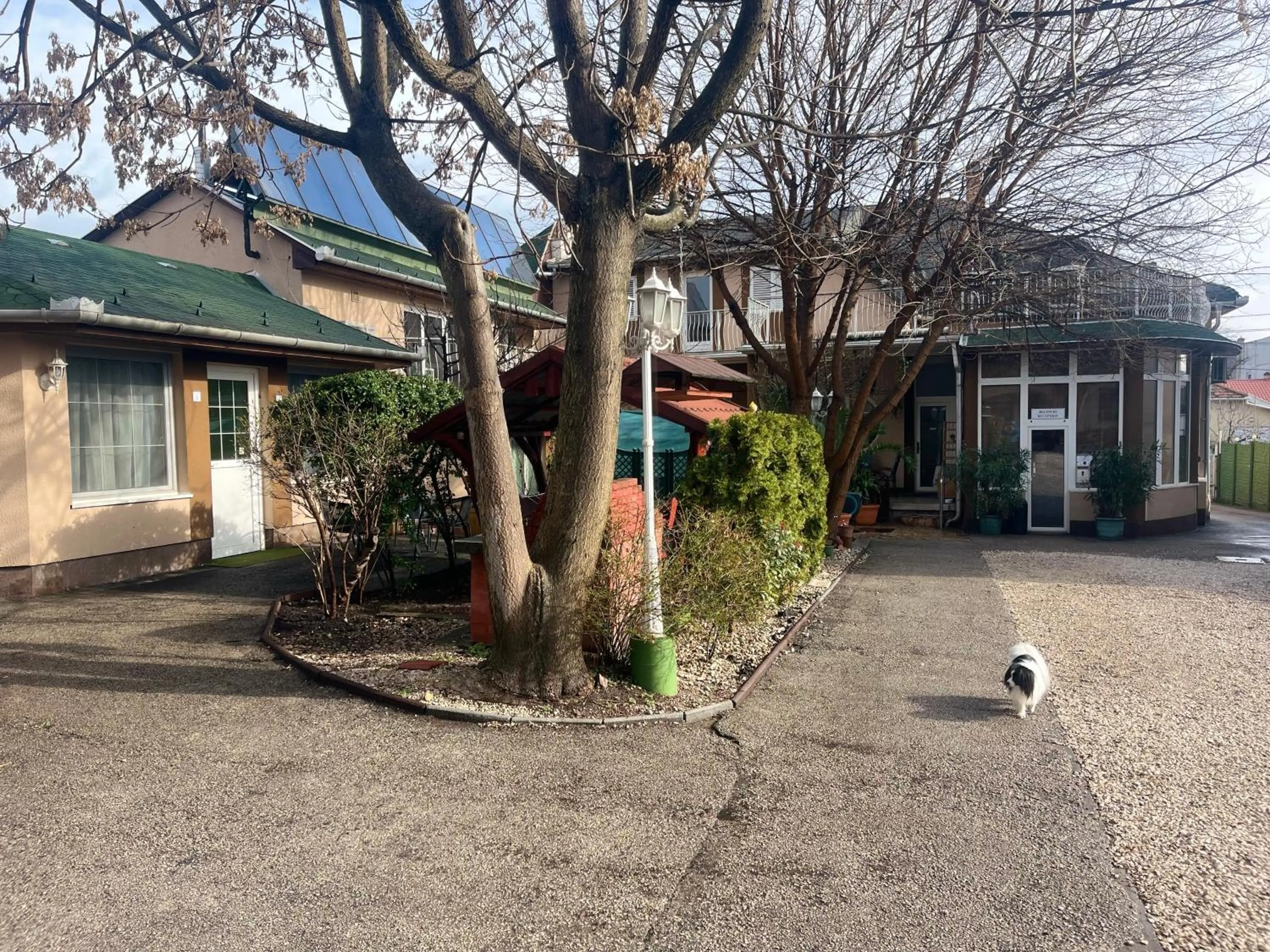 Inner courtyard view in Hotel Oswaldo