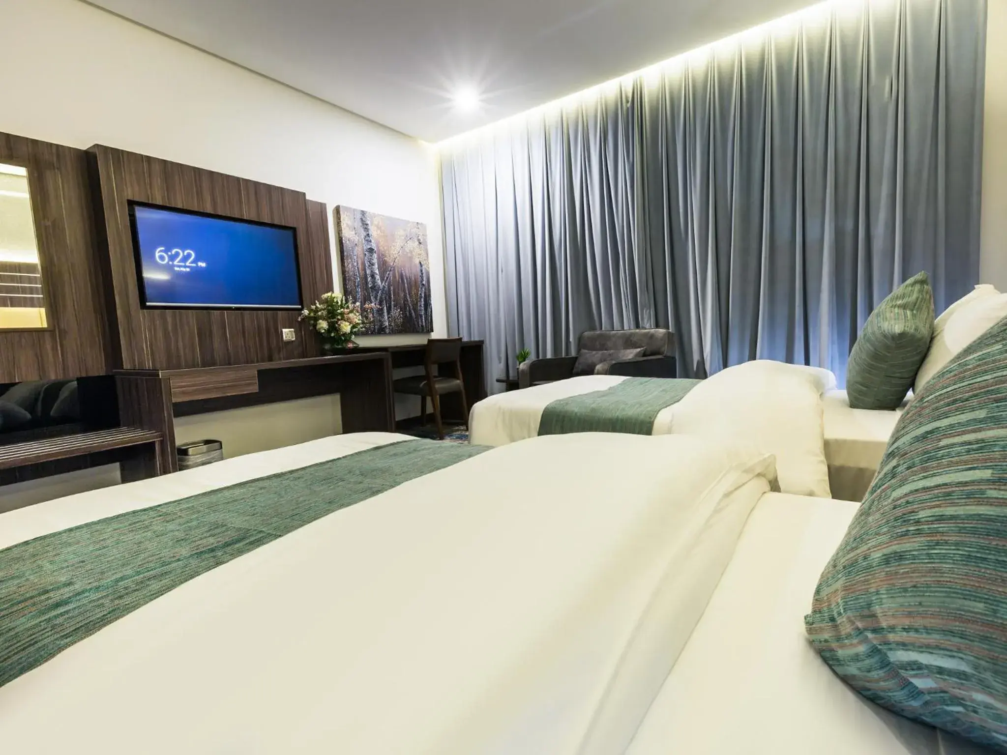 Twin Room in White Diamond Hotel Sari Twin Room in White Diamond Hotel Sari