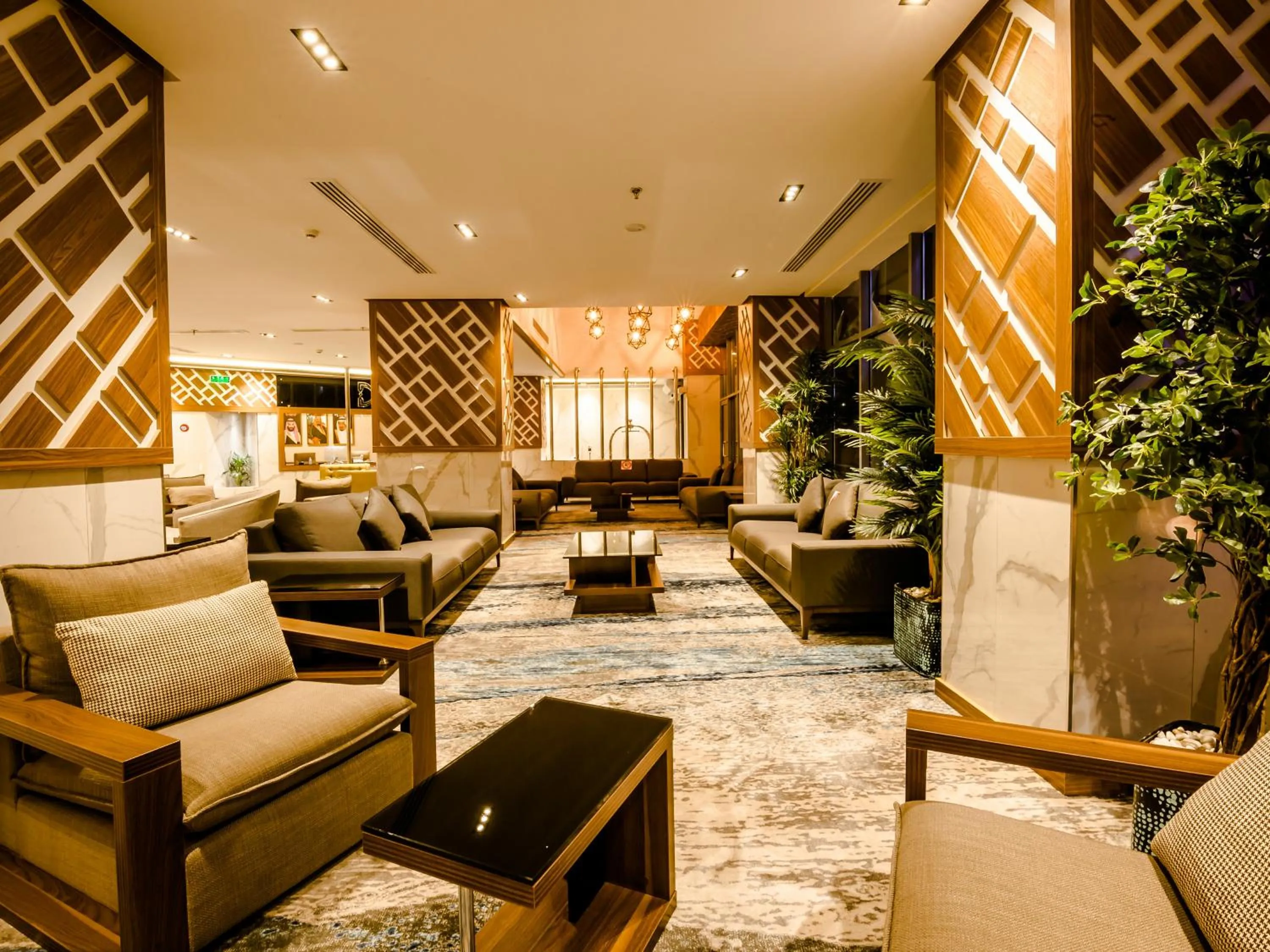 Seating area in White Diamond Hotel Sari