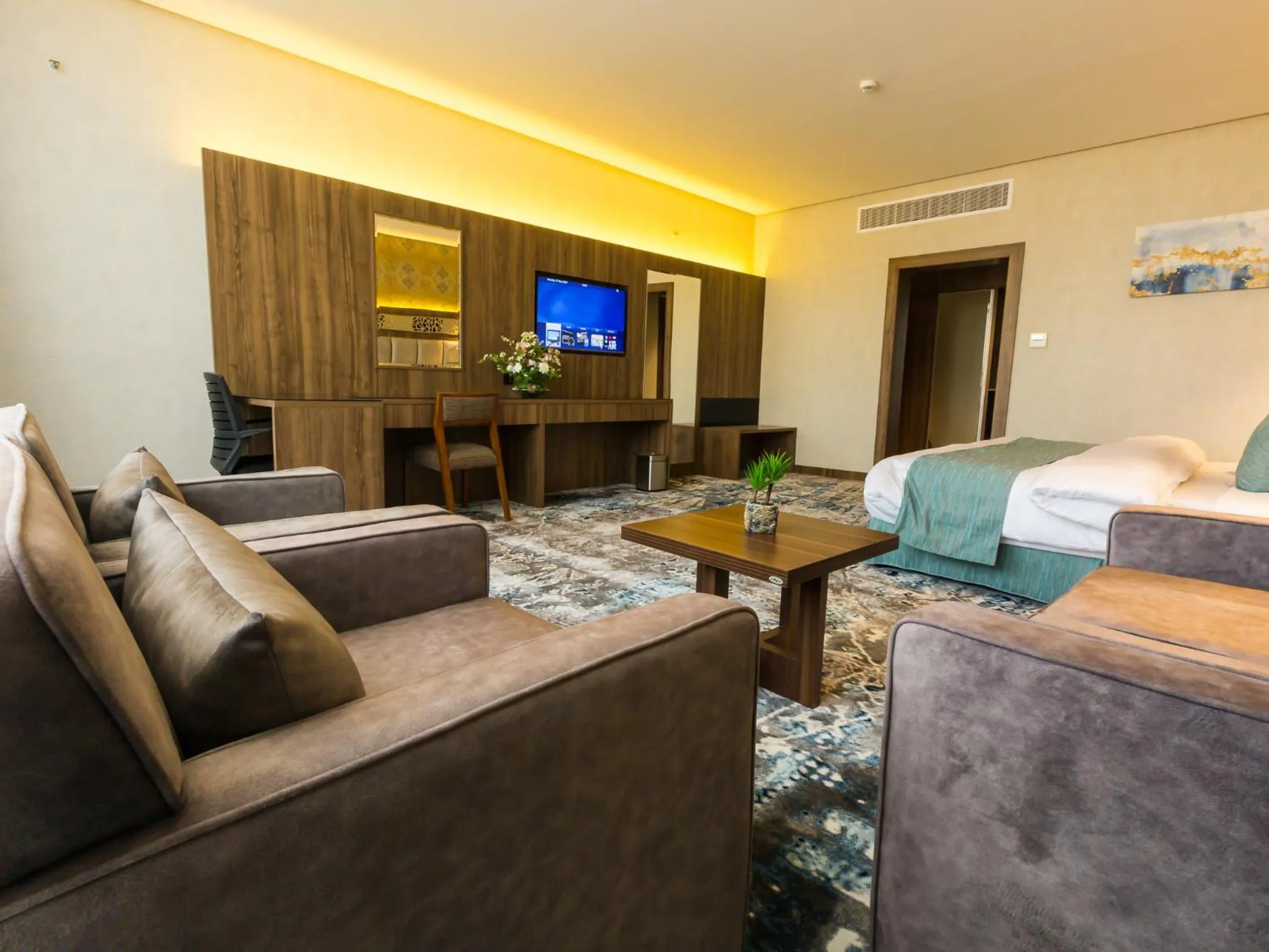 Seating area in Wow Diamond Hotel