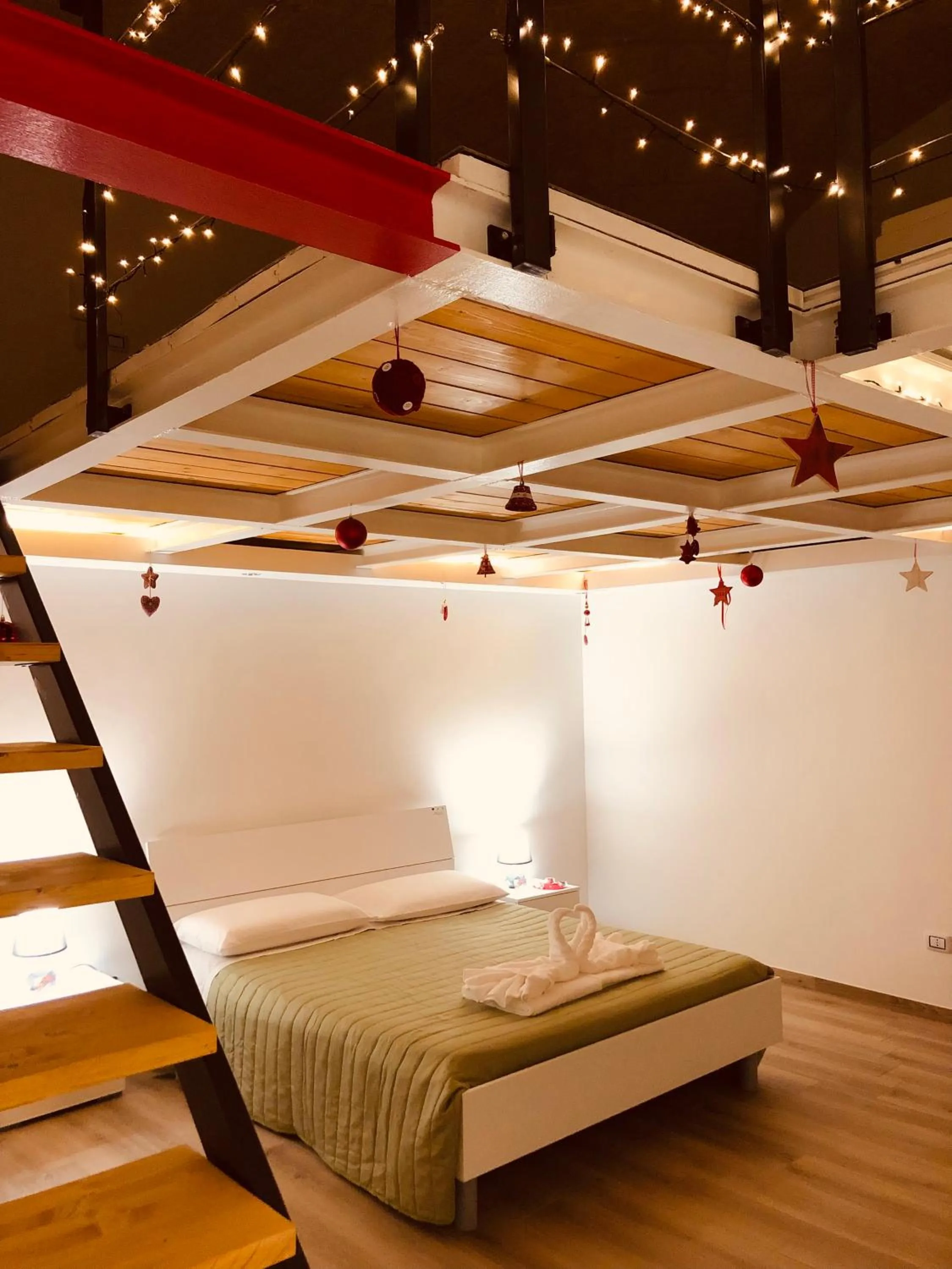 Bed in Mastropaolo42 Luxury B&B