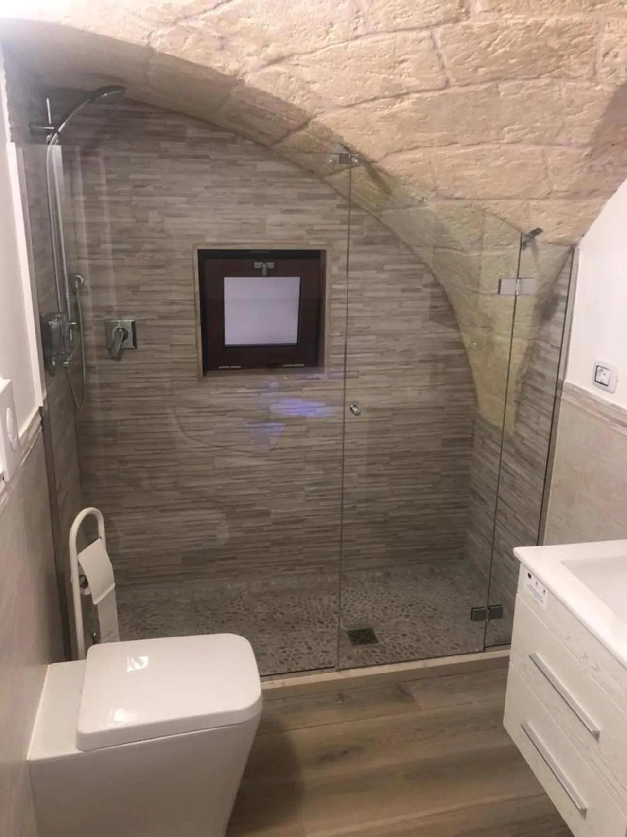 Shower in Mastropaolo42 Luxury B&B